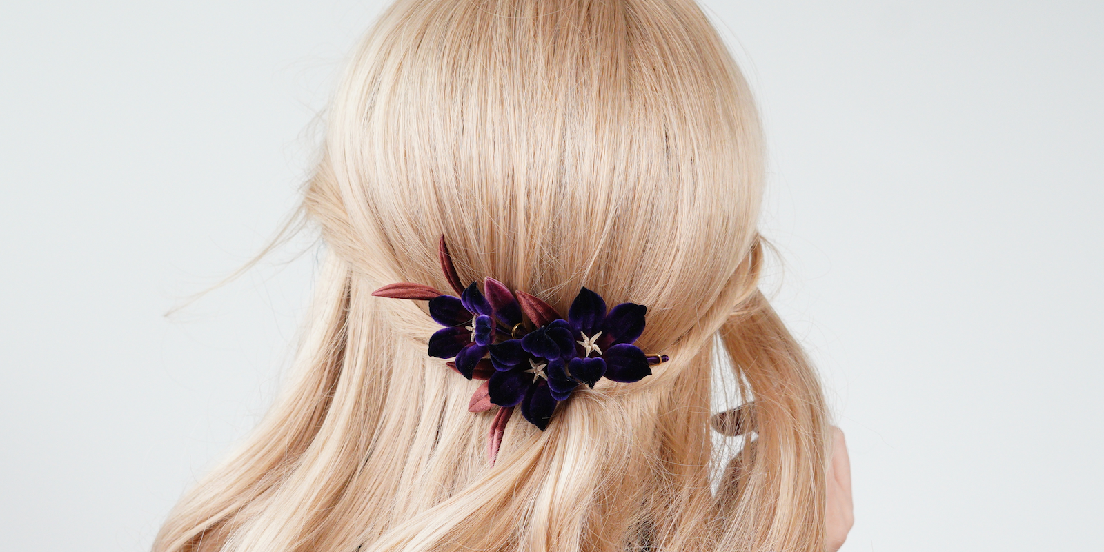 Ronghua Tutorial: How to make Purple Balloon Flower Hairpin