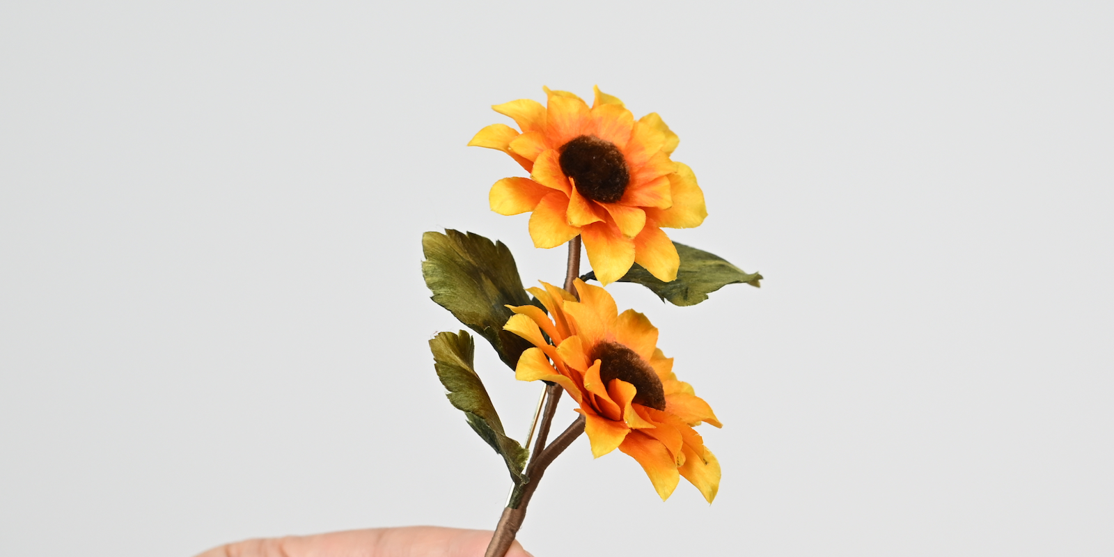 Ronghua Tutorial: How to Make Silk Sunflowers