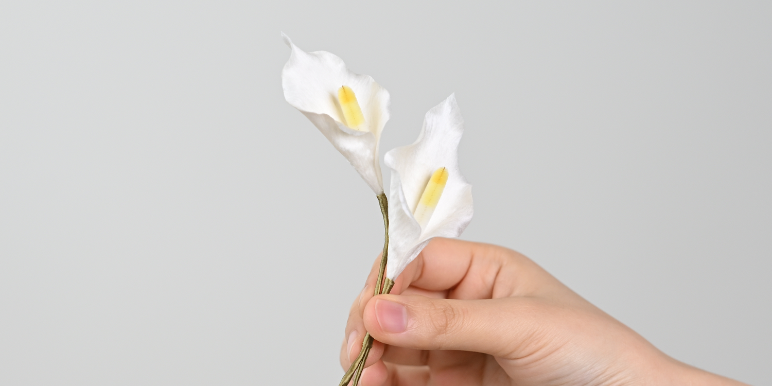 Ronghua Tutorial: How to Make Calla Lilies