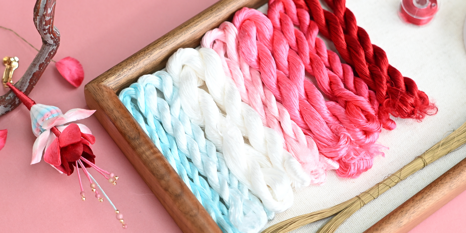 Ronghua Tutorial: How to Make Fuchsia Ear Clip