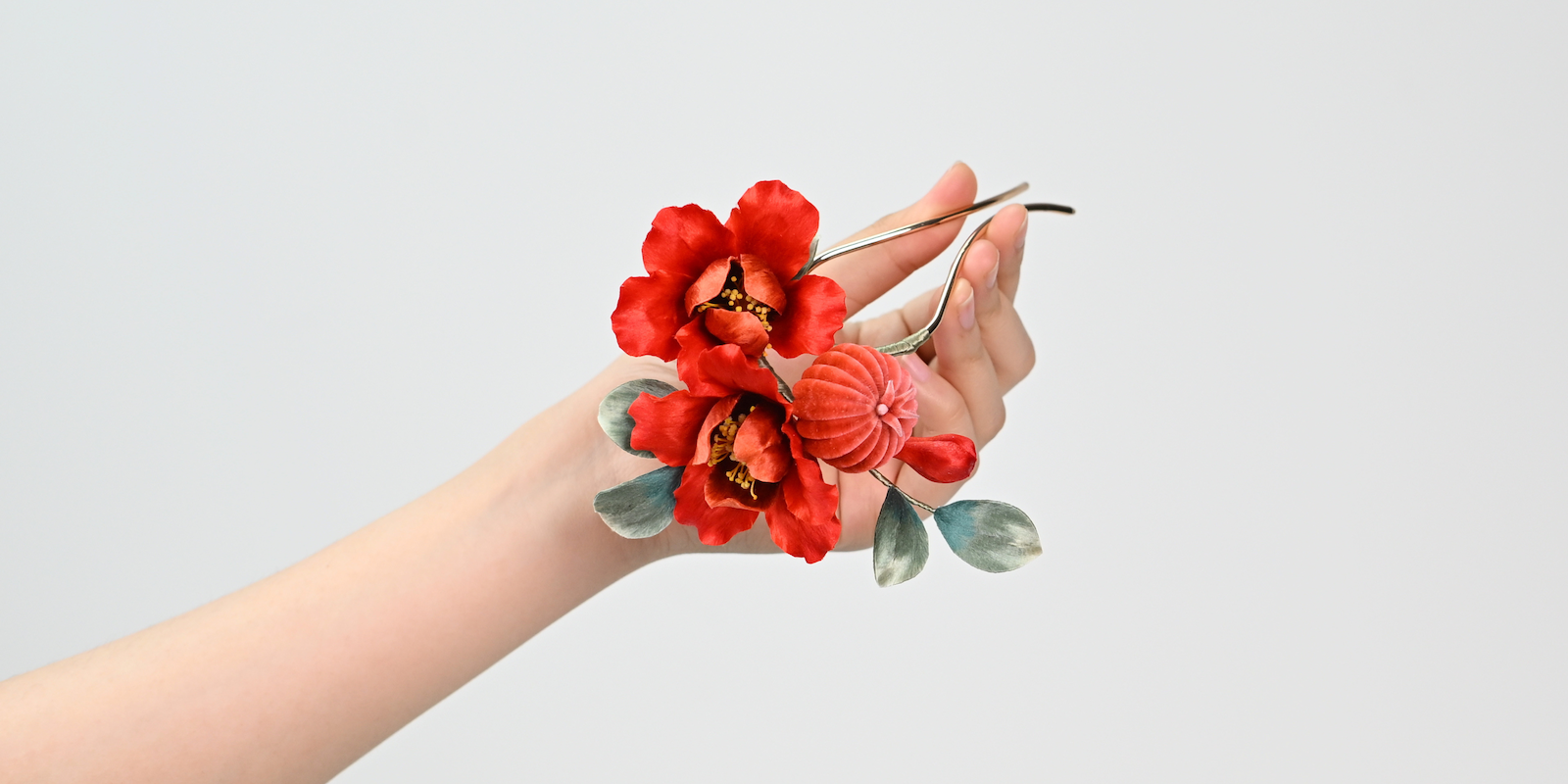 Ronghua Tutorial: How to Make Pomegranate Hairpin