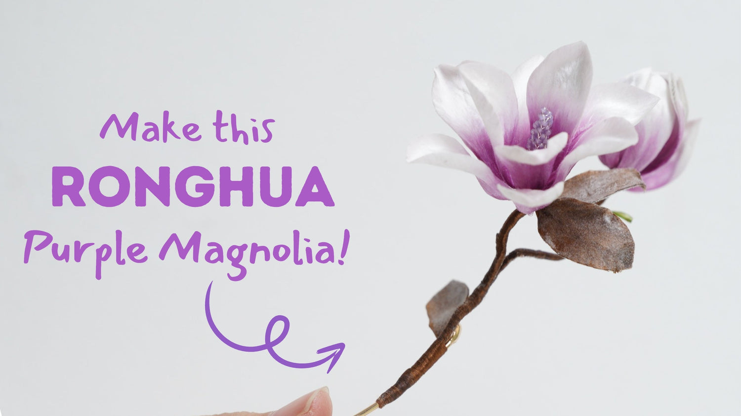 Step-by-Step Guide to make Silk Magnolia Flower