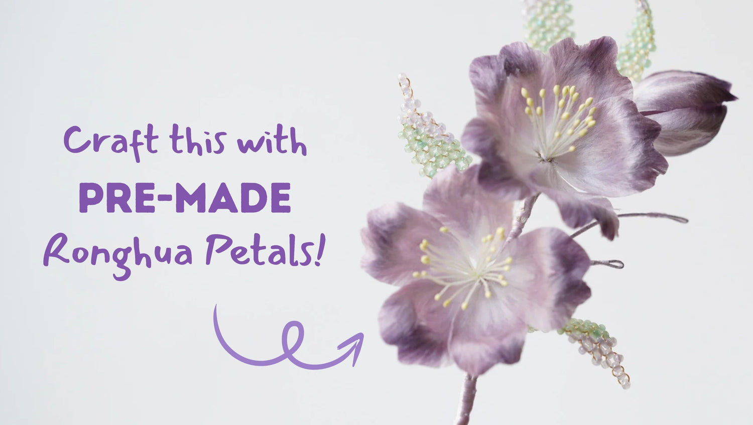 Step-by-Step Guide to make purple dream hairpin