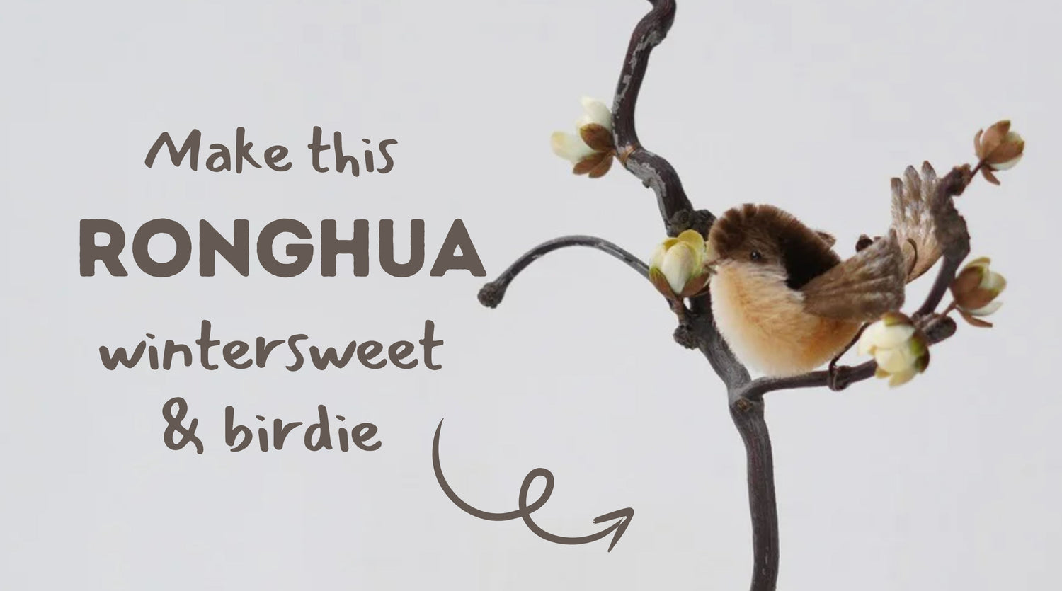 Step-by-Step Guide to make Wintersweet with Birdie
