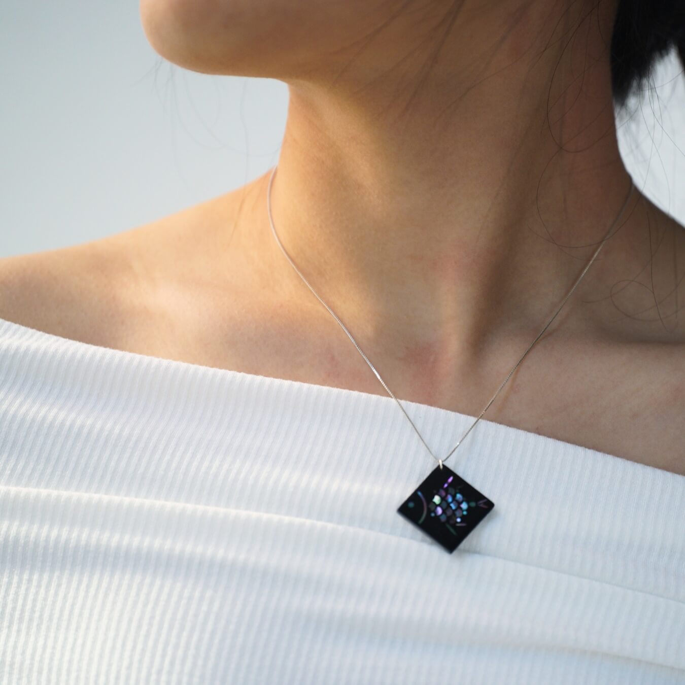 Daqi Lacquered Necklace DIY Kit | Fish