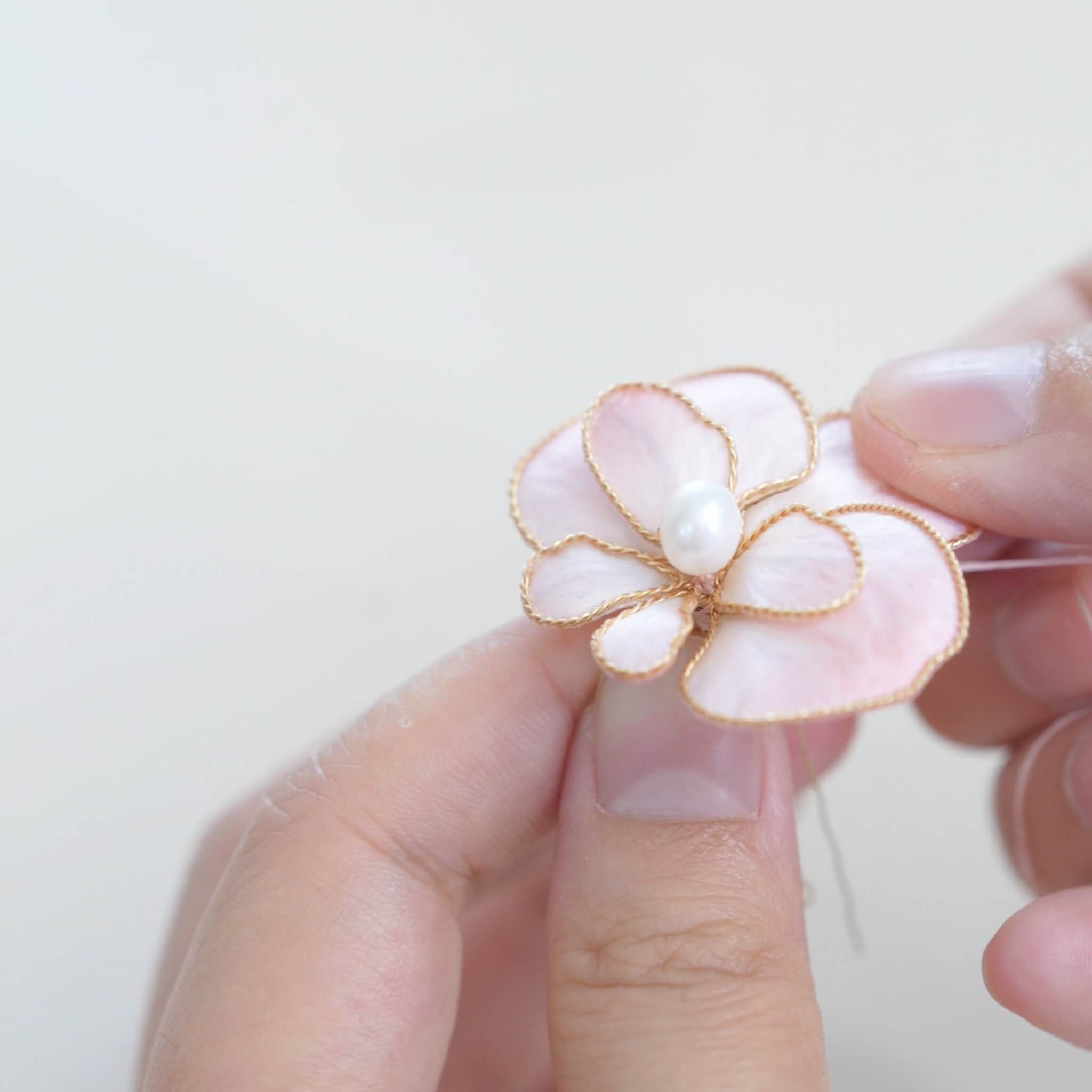 Pre-Made Petal Ronghua Kit | Pink Butterfly Orchid