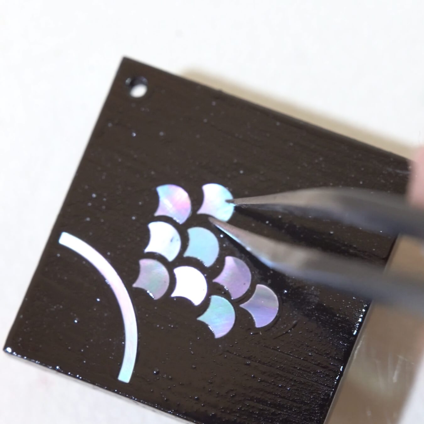 Daqi Lacquered Necklace DIY Kit | Fish