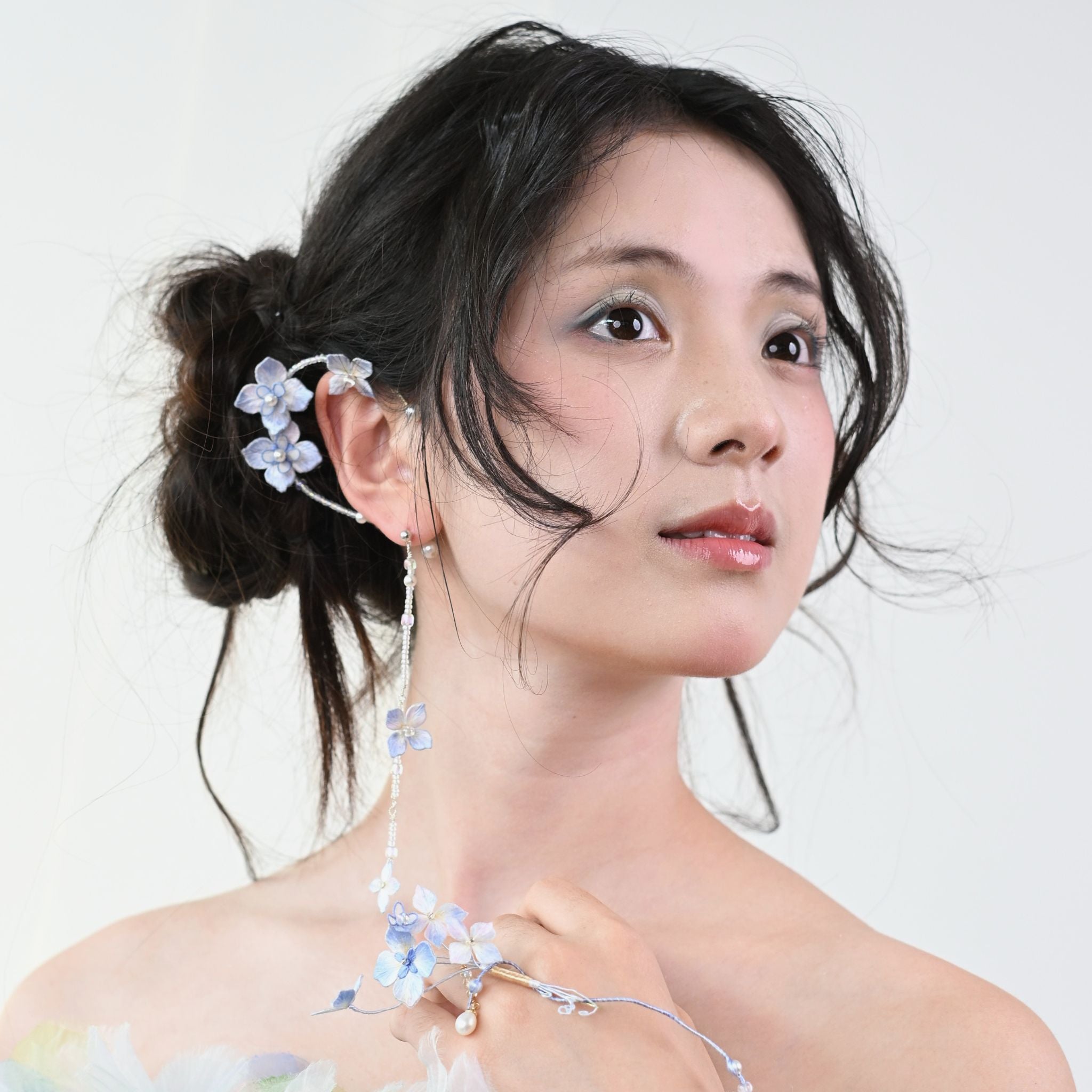 Shu Silk Embroidery DIY Kit | Endless Summer Ear Cuff