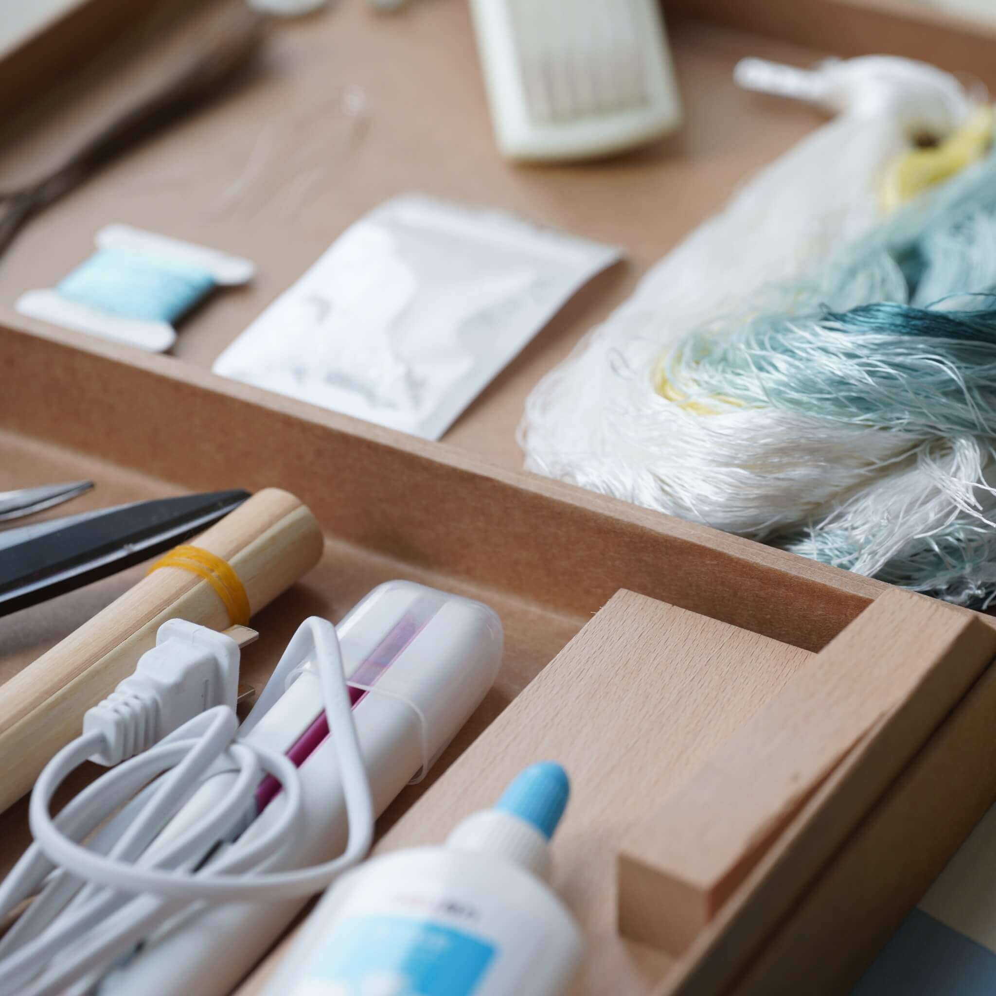 Ronghua DIY Kit |Blaue Meeresblume