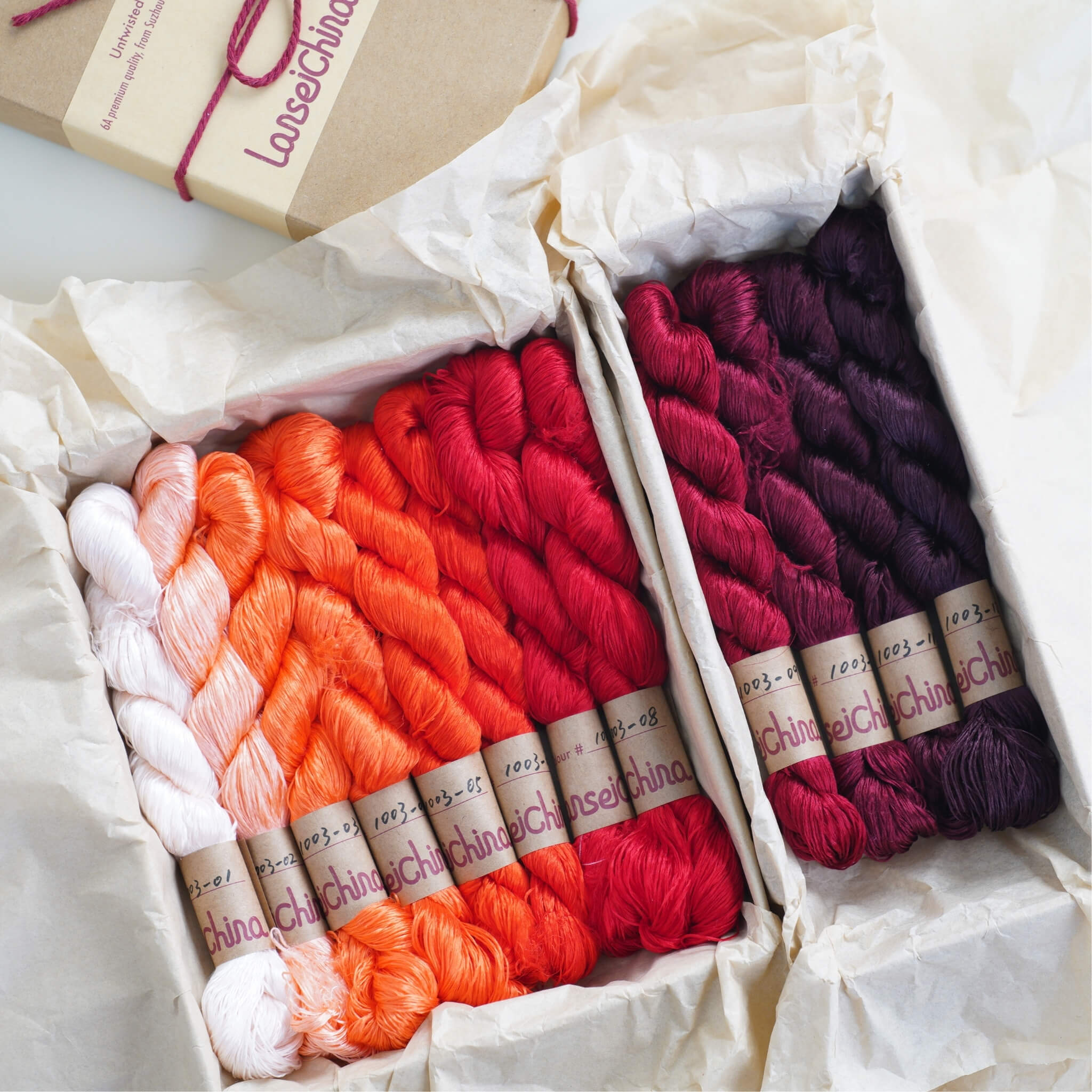 Untwisted Mulberry Silk For Ronghua | Colour #1003