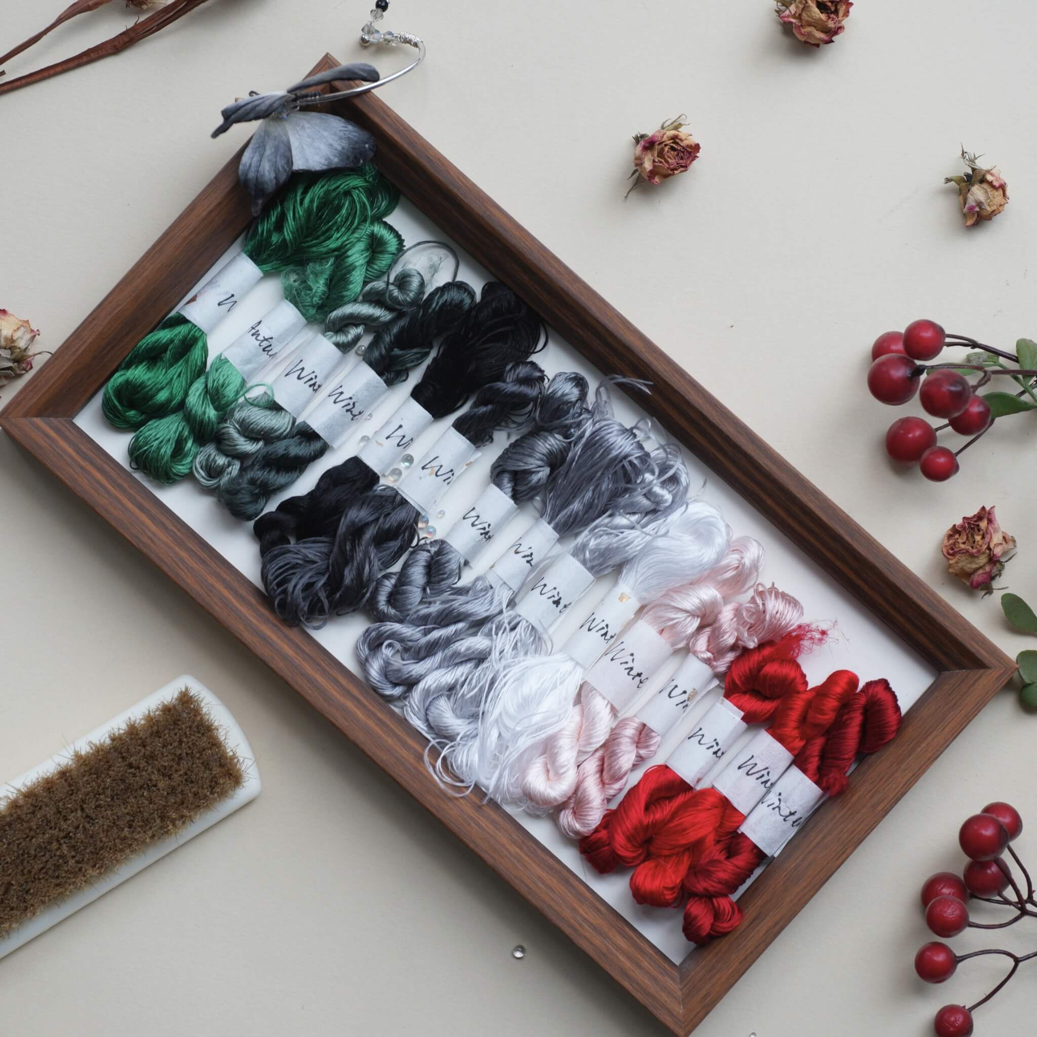 Drehfreie Maulbeerseidenfäden | Winter