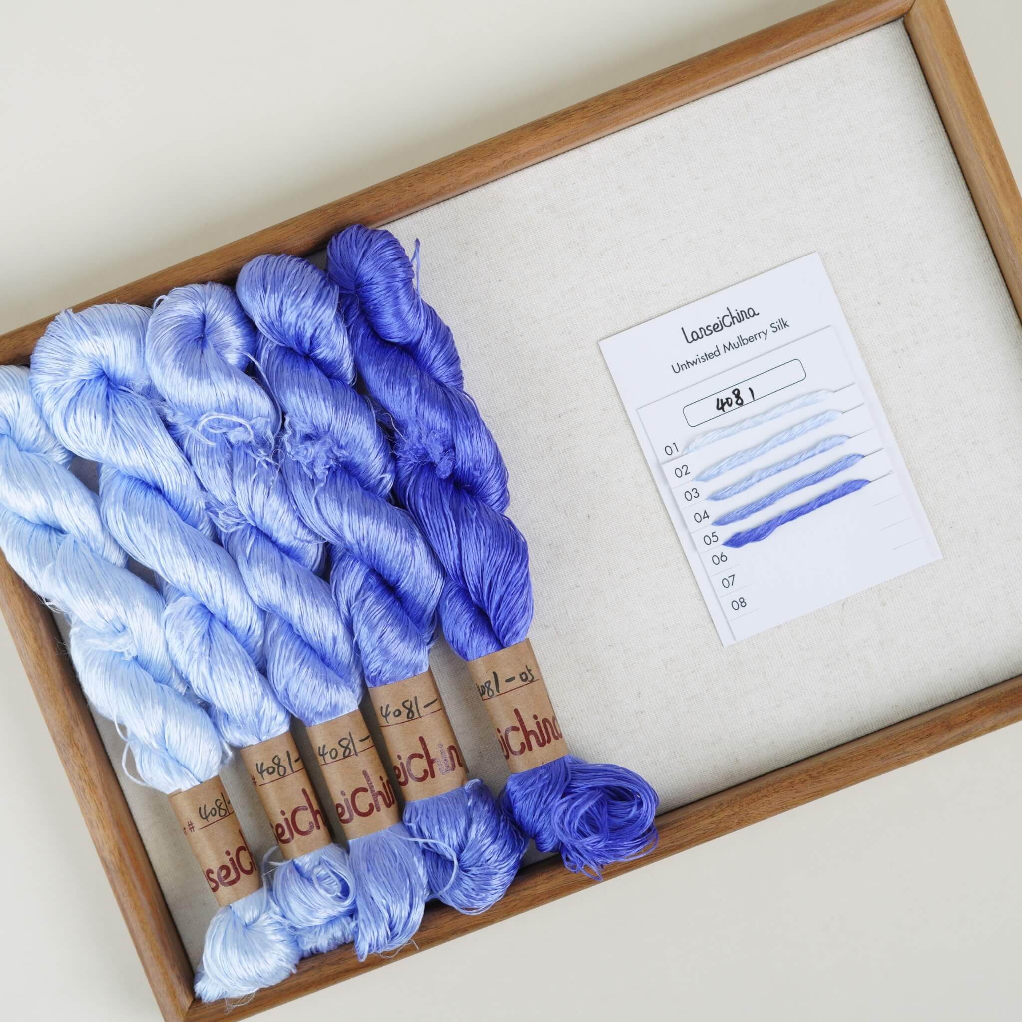 Untwisted Mulberry Silk For Ronghua | Colour #4081