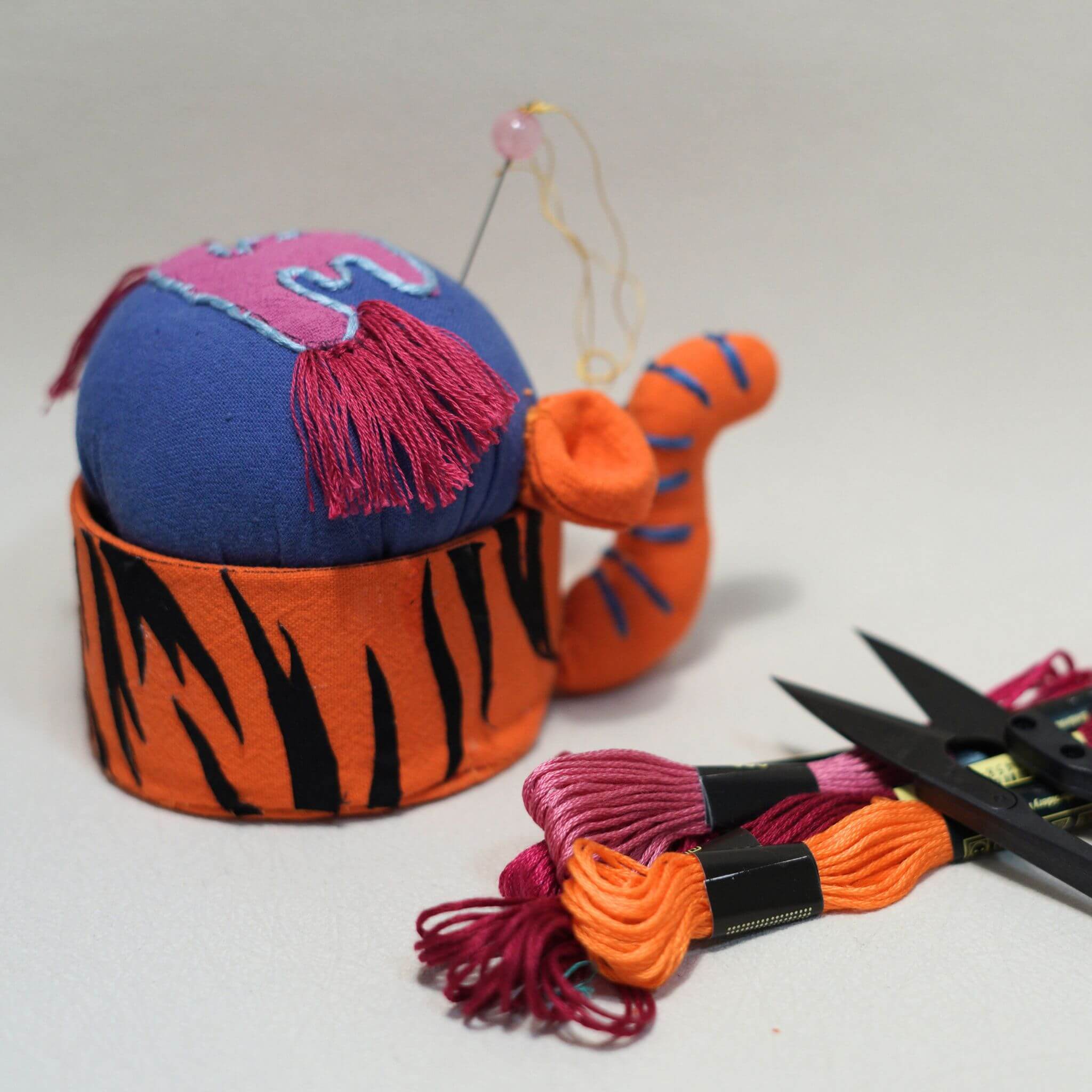 Tiger Needle Cushion | Embroidery Kit