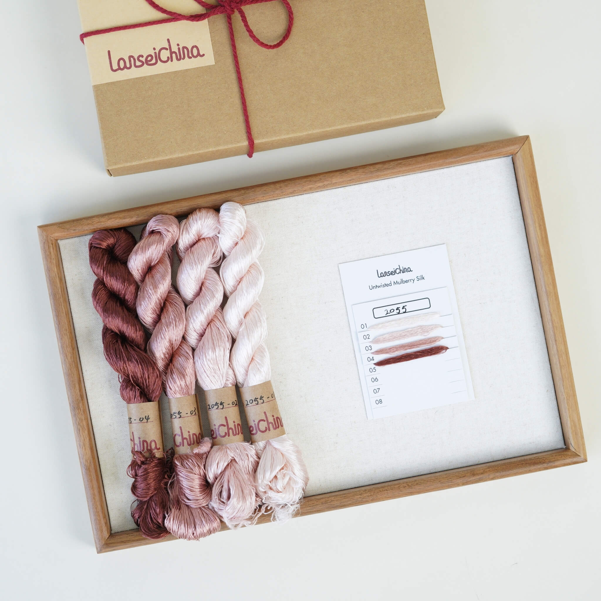 Untwisted Mulberry Silk For Ronghua | Colour #2055