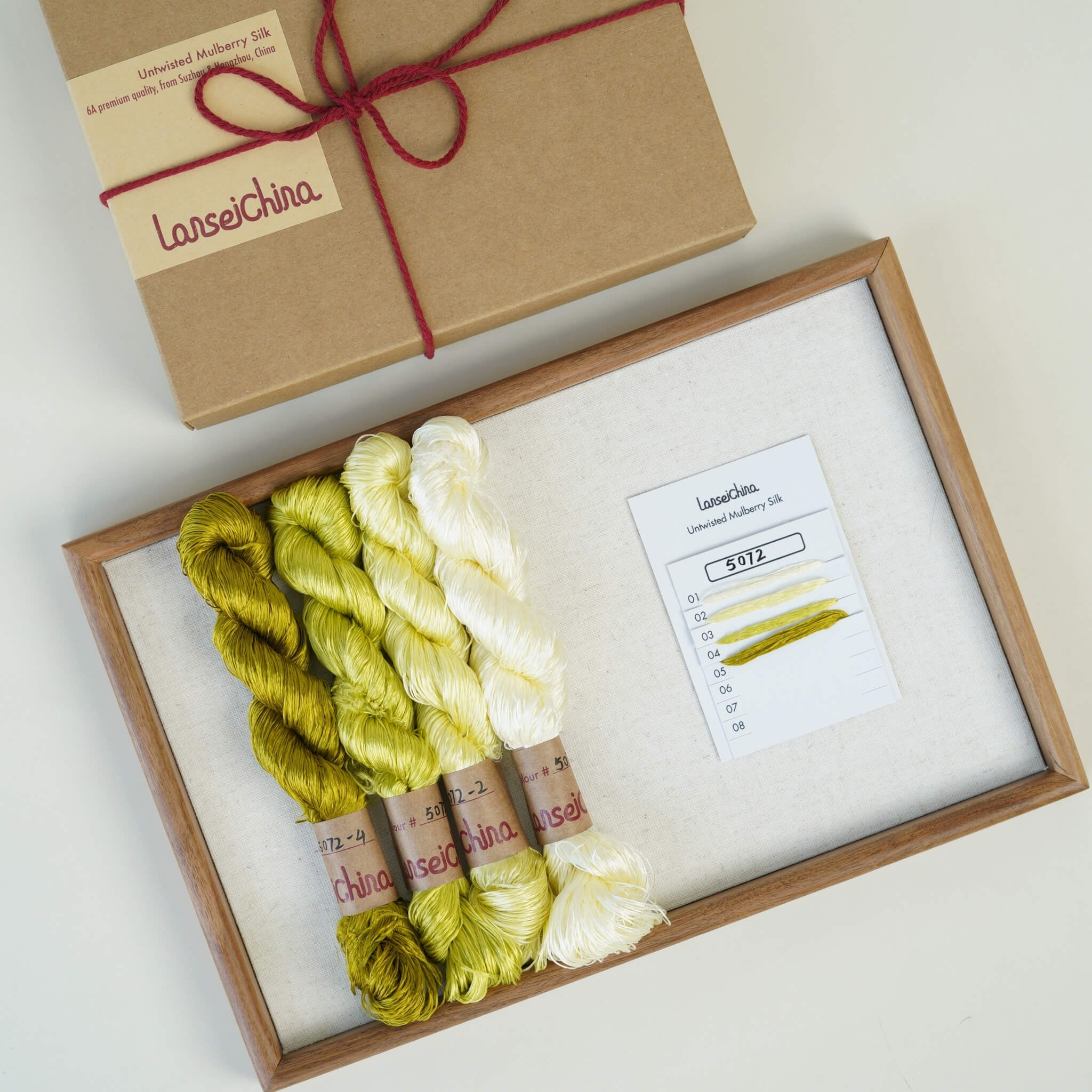 Untwisted Mulberry Silk For Ronghua | Colour #5072