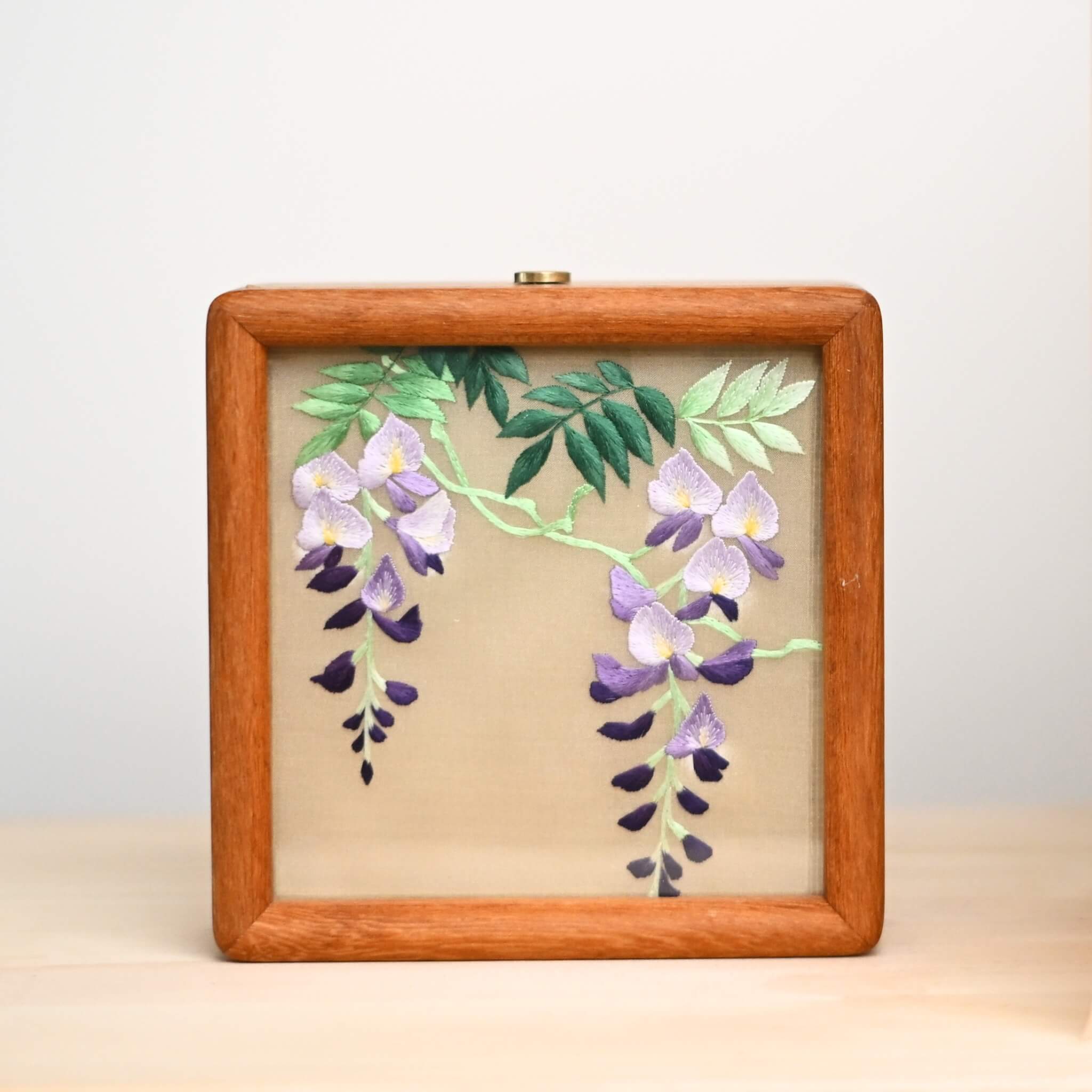 Shu Silk Embroidery DIY Kit | Wisteria Lamp