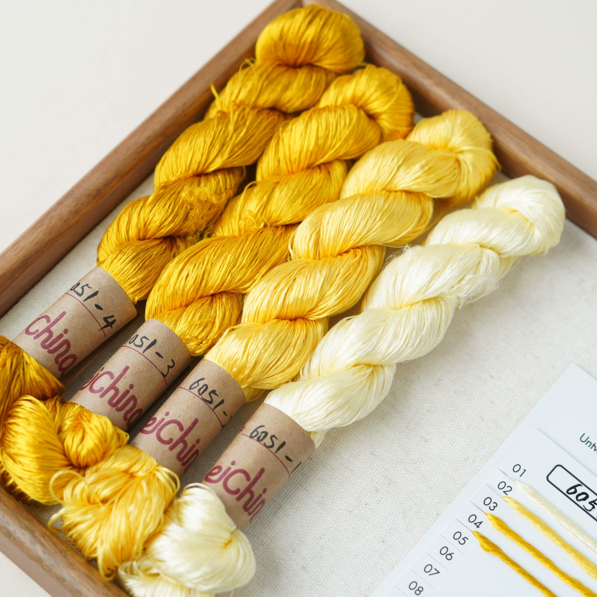 Untwisted Mulberry Silk For Ronghua | Colour #6051