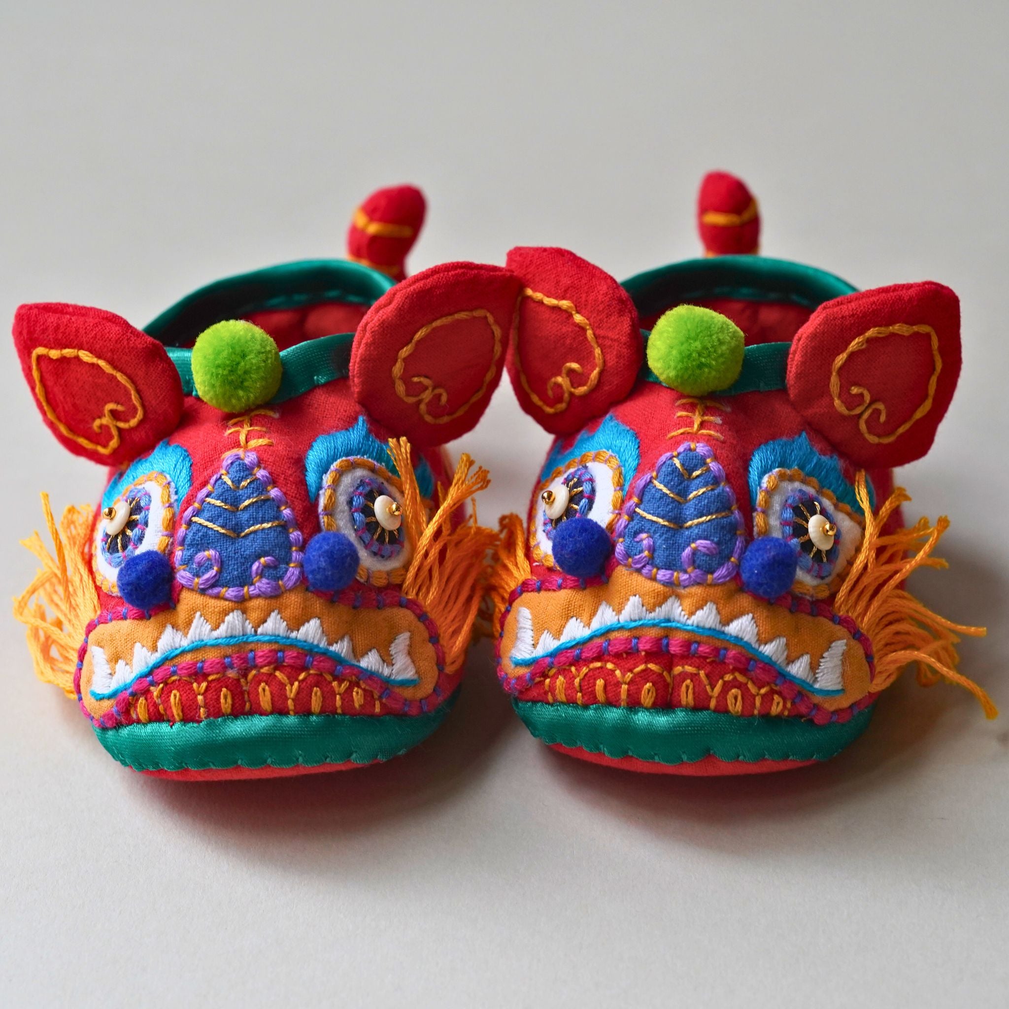 Tiger Guardian Shoes | Embroidery Kit