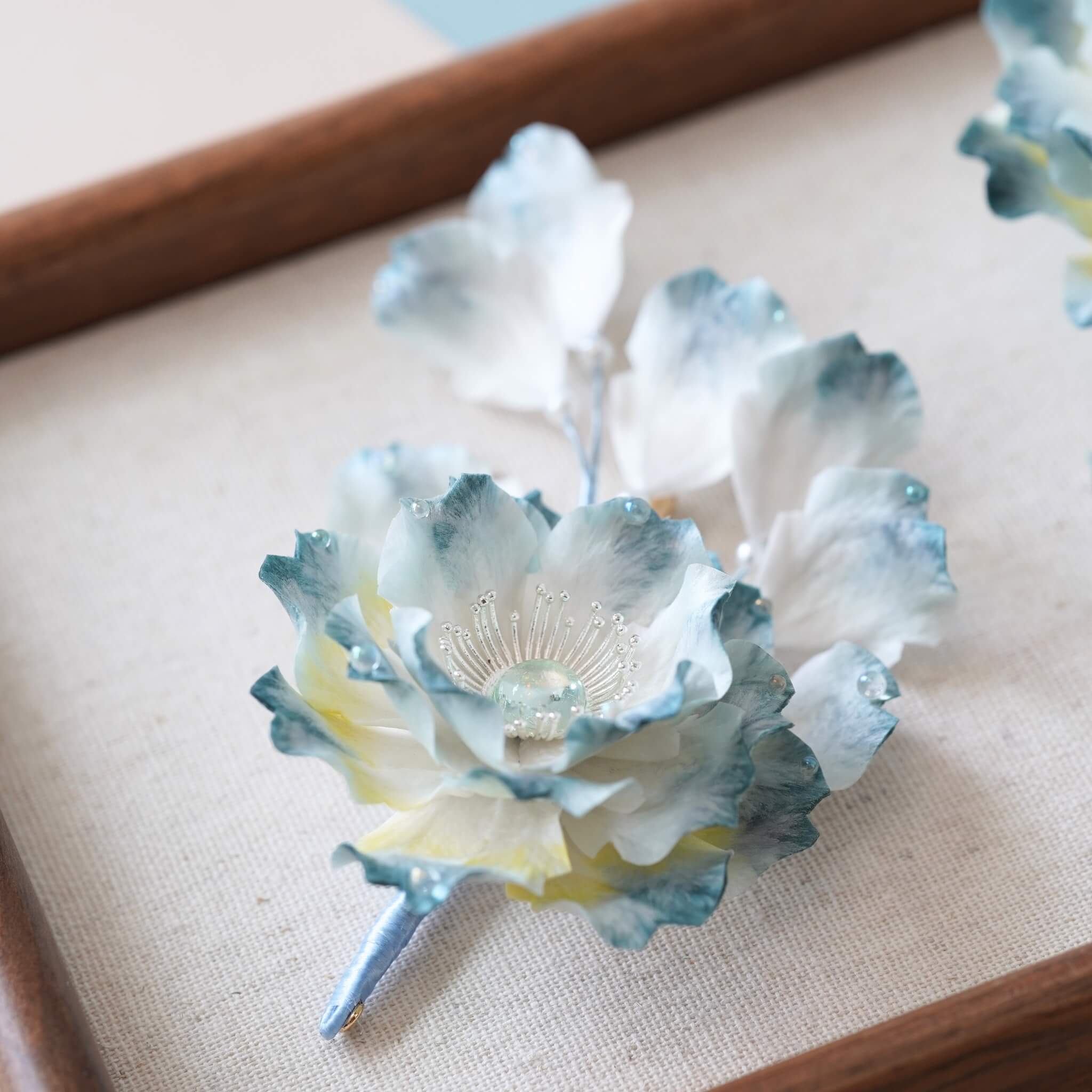 Handmade Ronghua | Blue Ocean Flower