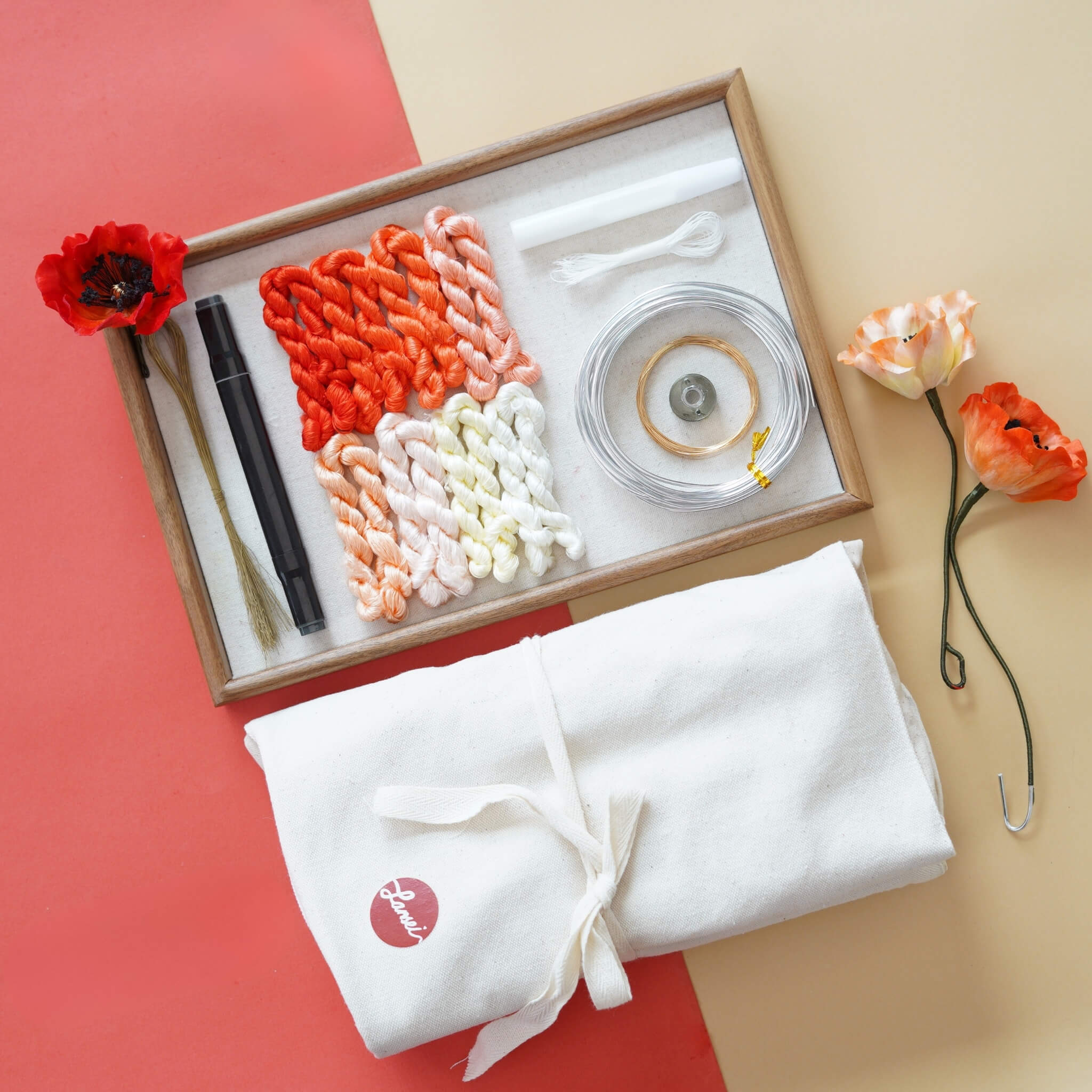 Ronghua DIY Kit | Sunset Poppies Essential Oil Diffuser