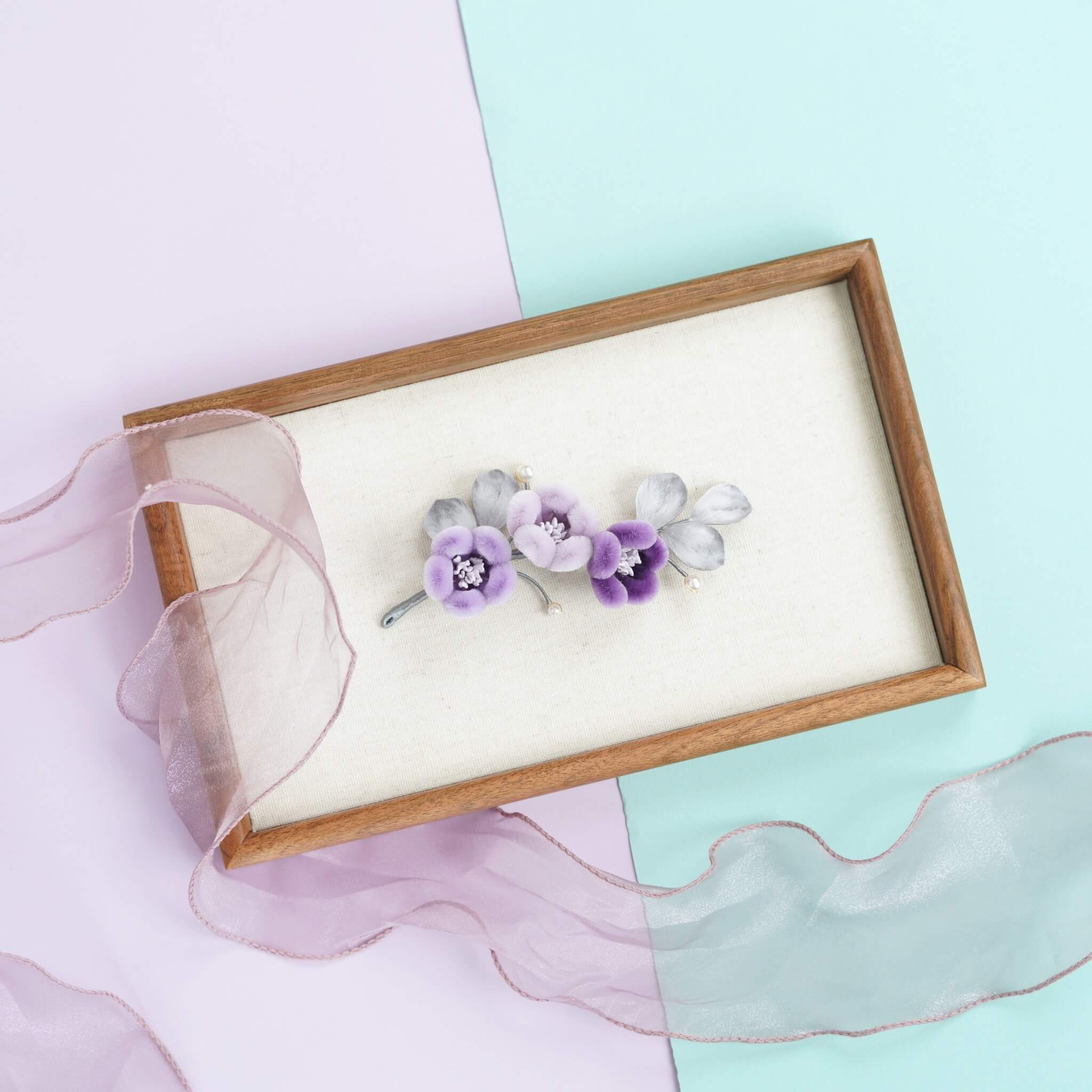 Handmade Ronghua | Purple Daybreak Bloom