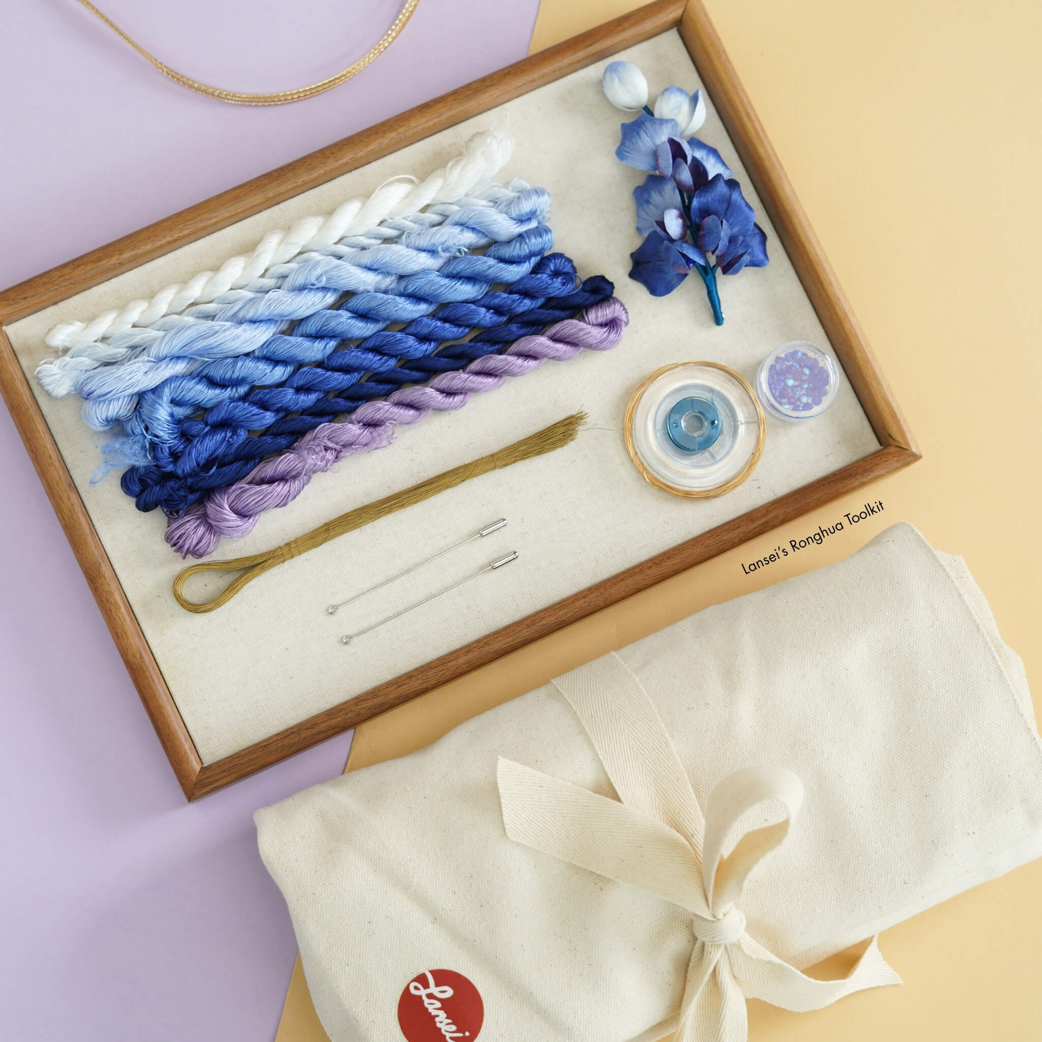 Ronghua DIY Kit | Valentine's Bluebonnets