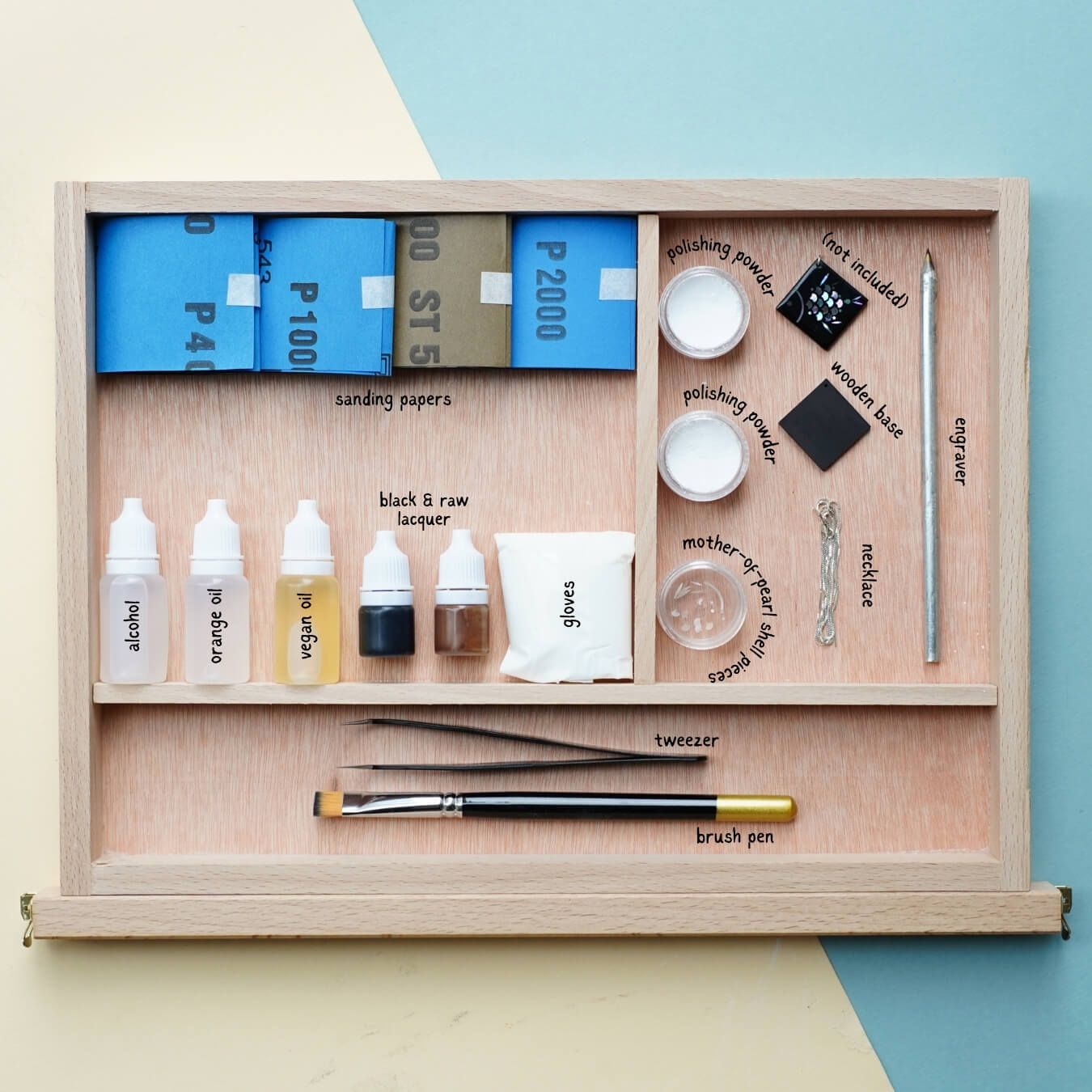 Daqi Lacquered Necklace DIY Kit | Fish