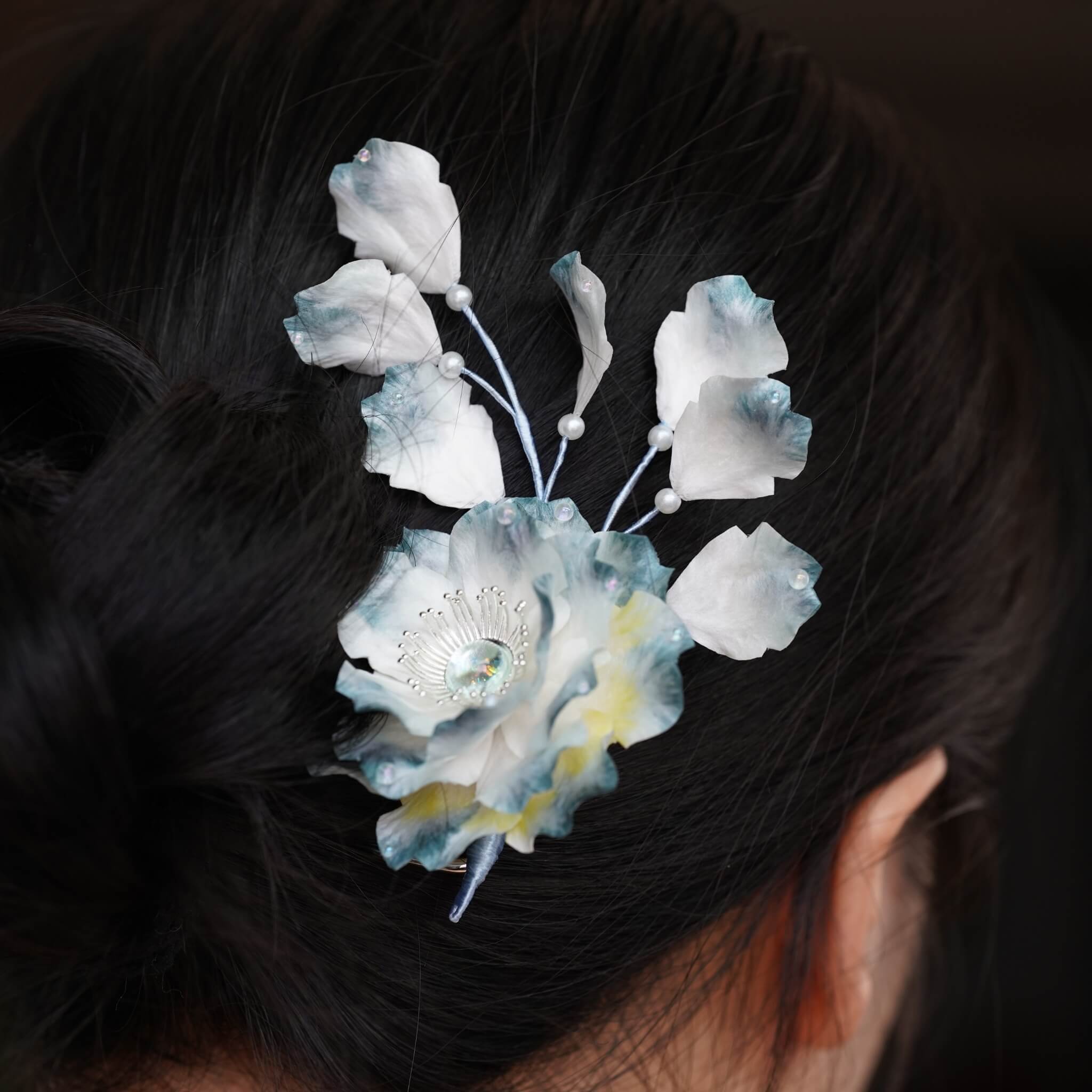 Handmade Ronghua | Blue Ocean Flower