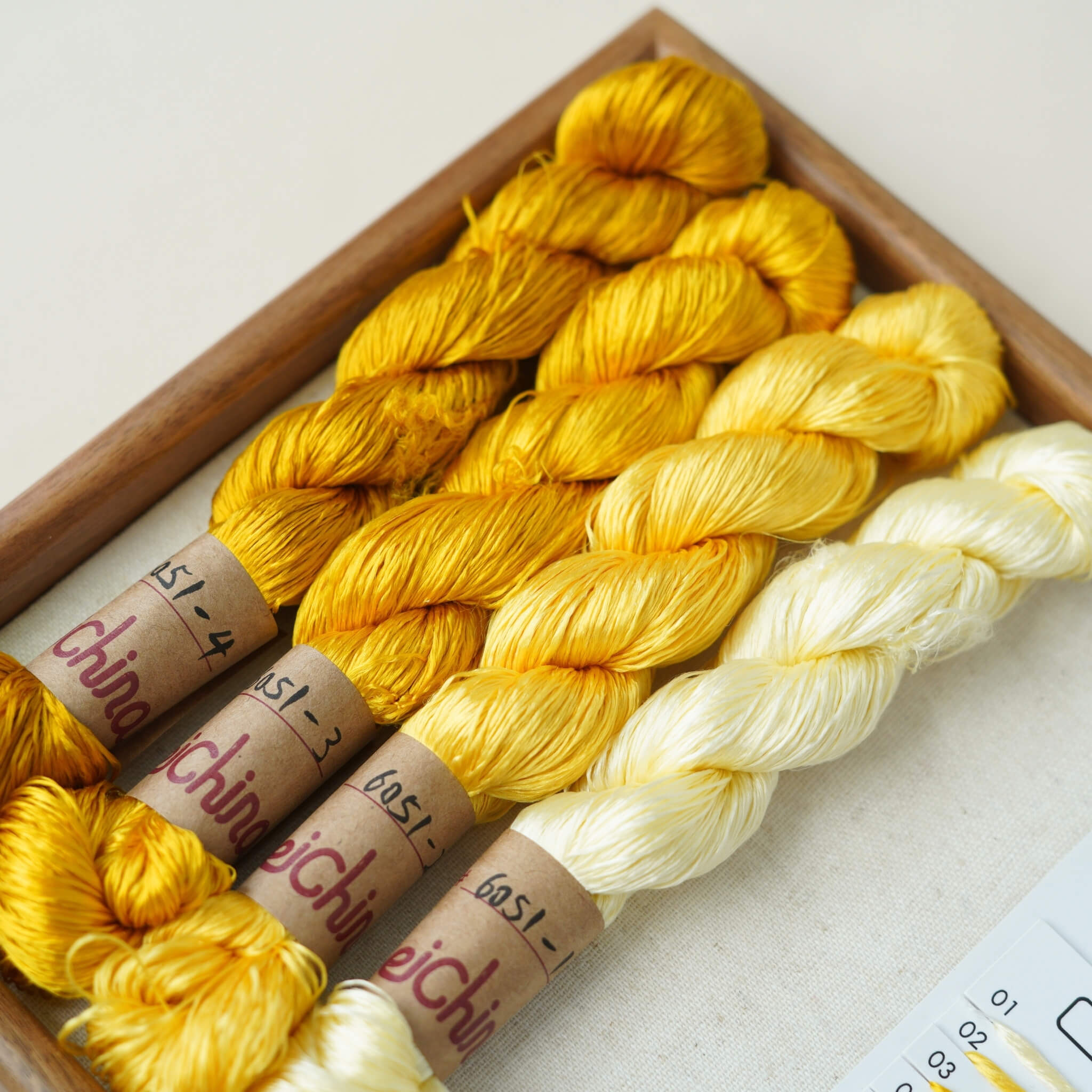 Untwisted Mulberry Silk For Ronghua | Colour #6051