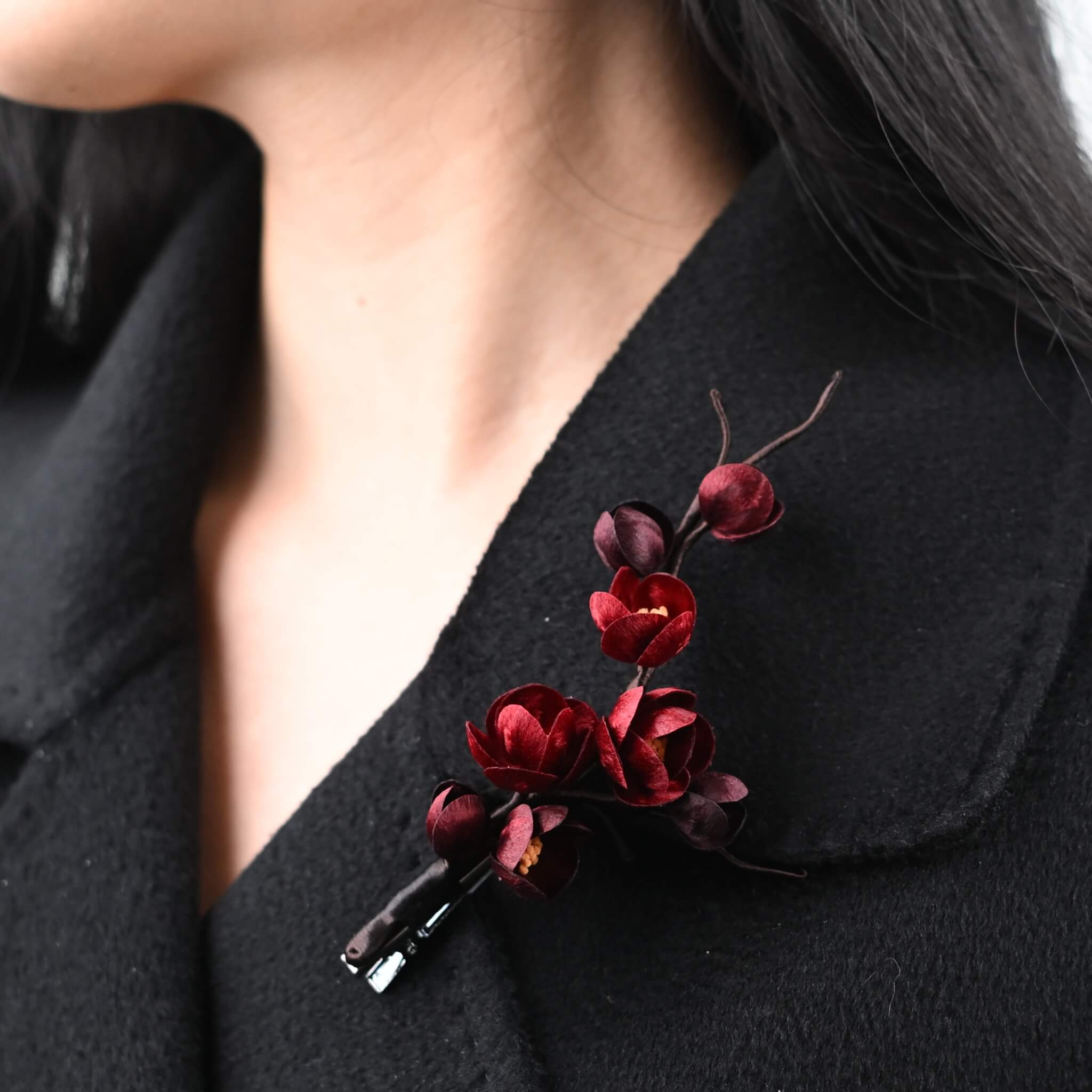 Handmade Ronghua | Red Plum Blossoms