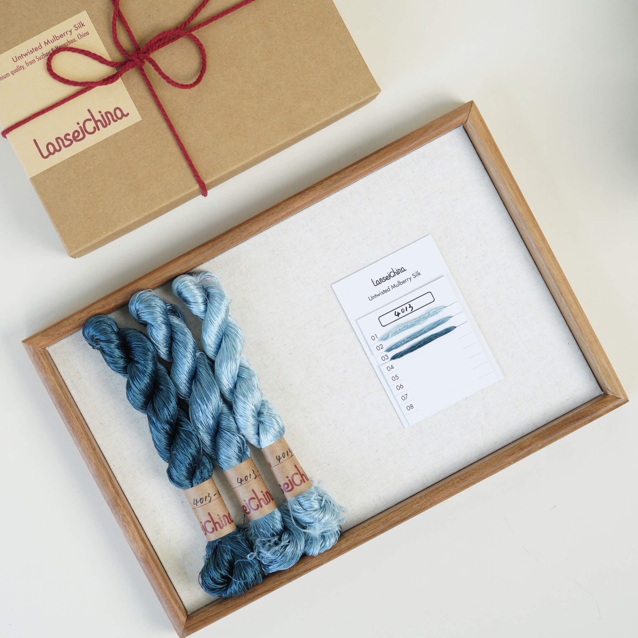 Untwisted Mulberry Silk For Ronghua | Colour #4013