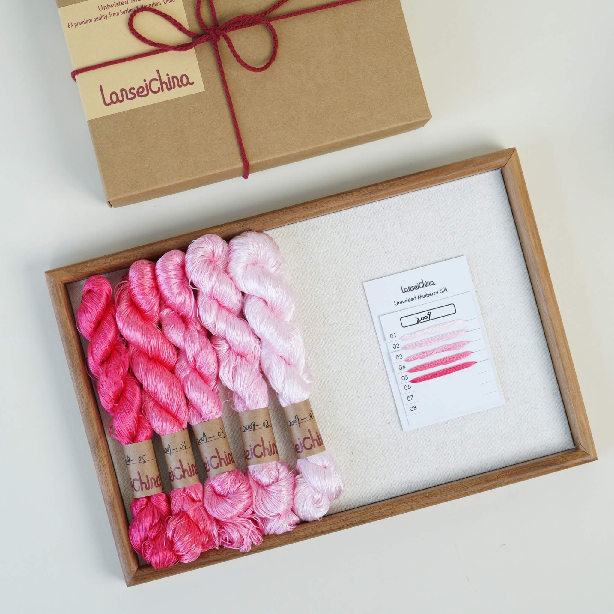 Untwisted Mulberry Silk For Ronghua | Colour #2009