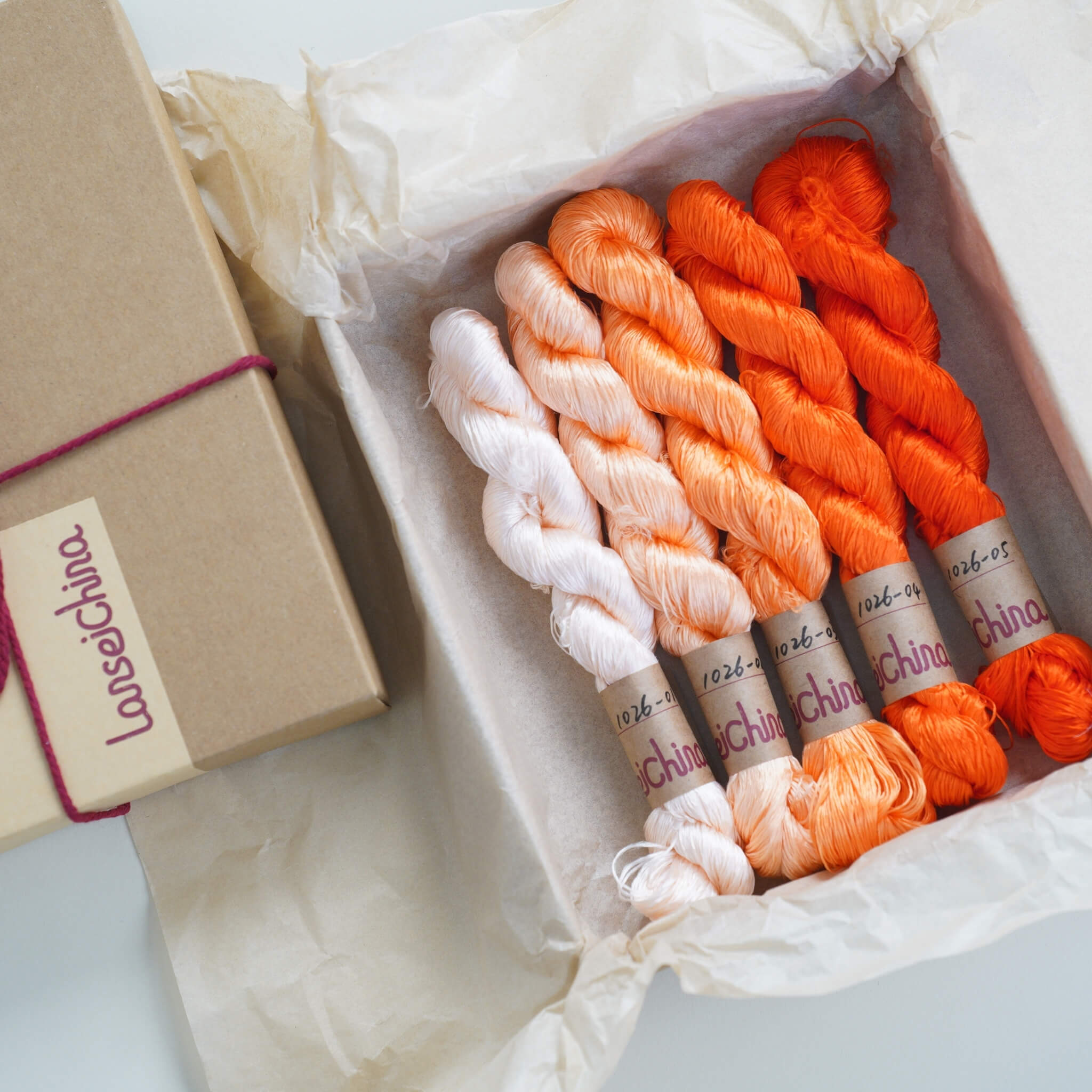 Untwisted Mulberry Silk For Ronghua | Colour #1026