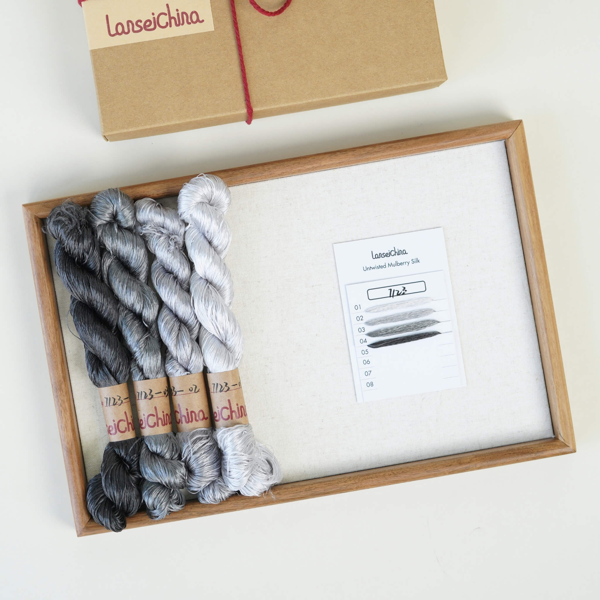 Untwisted Mulberry Silk For Ronghua | Colour #7123