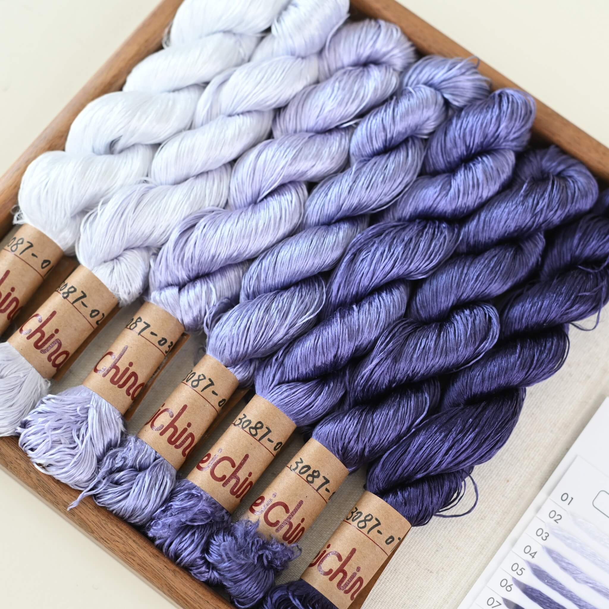 Untwisted Mulberry Silk For Ronghua | Colour #3087
