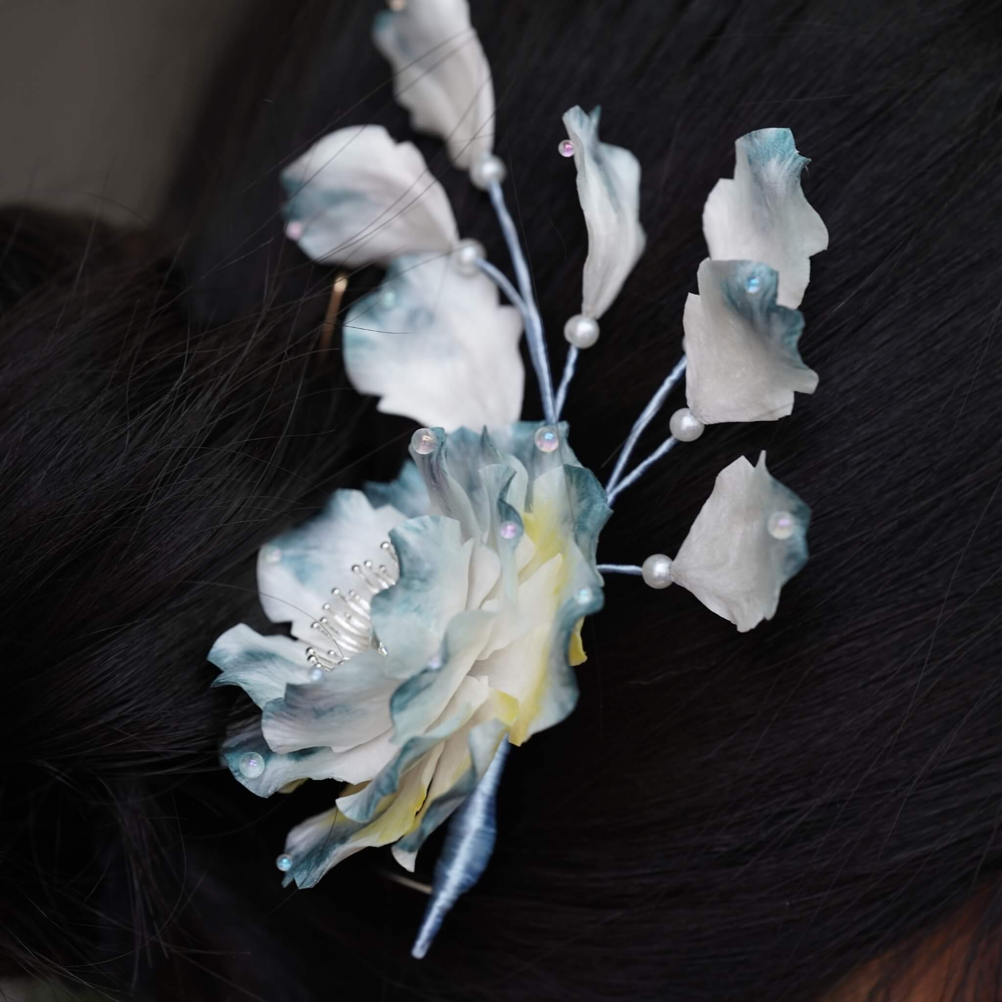 Handmade Ronghua | Blue Ocean Flower