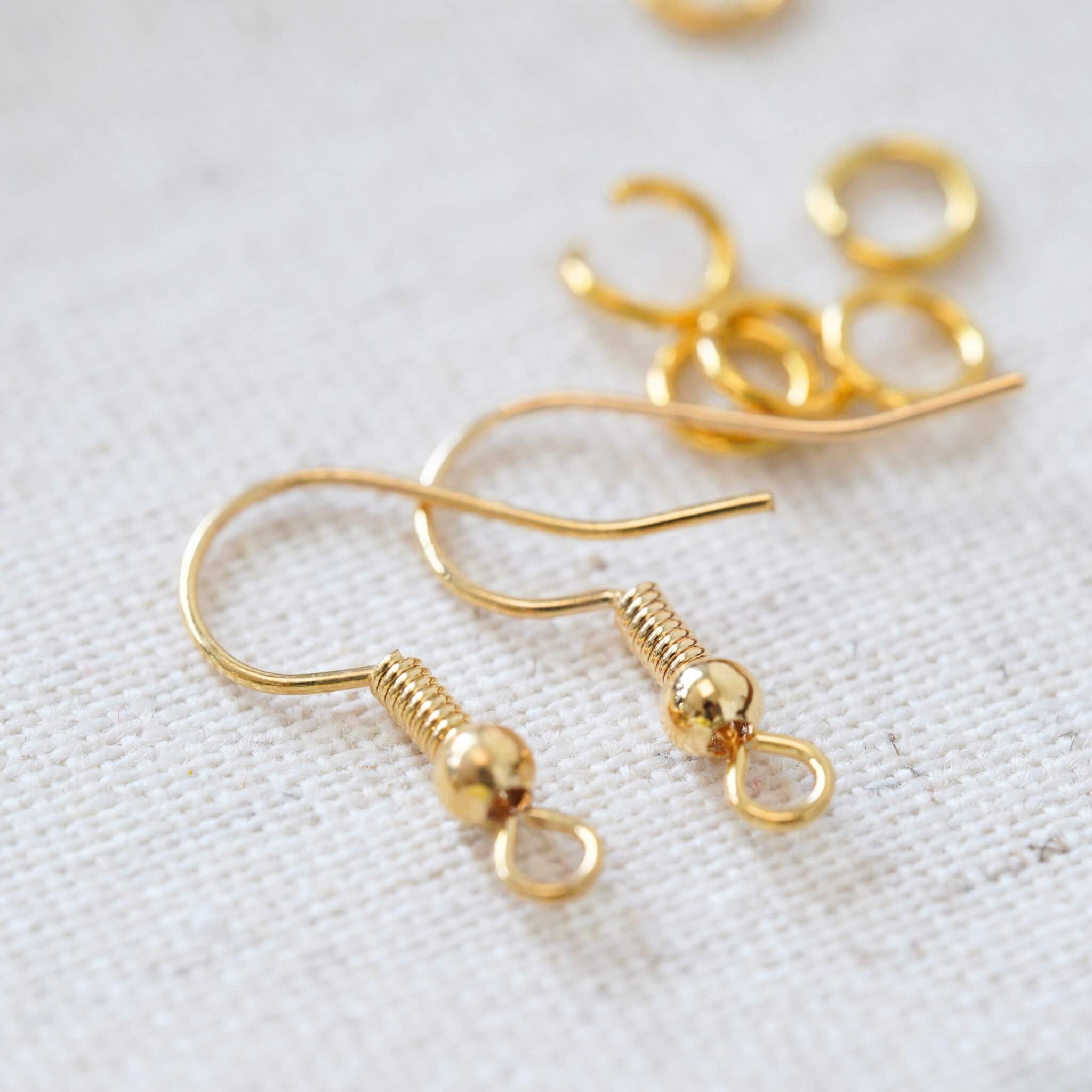 Ronghua DIY Kit | White Gardenia Earrings
