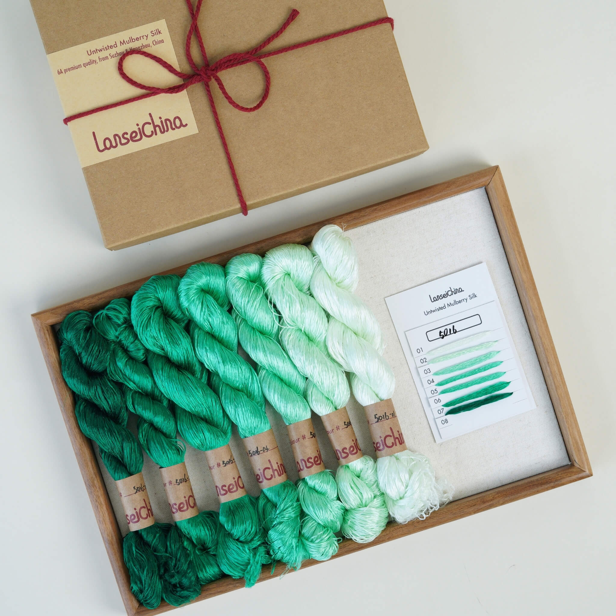 Untwisted Mulberry Silk For Ronghua | Colour #5016