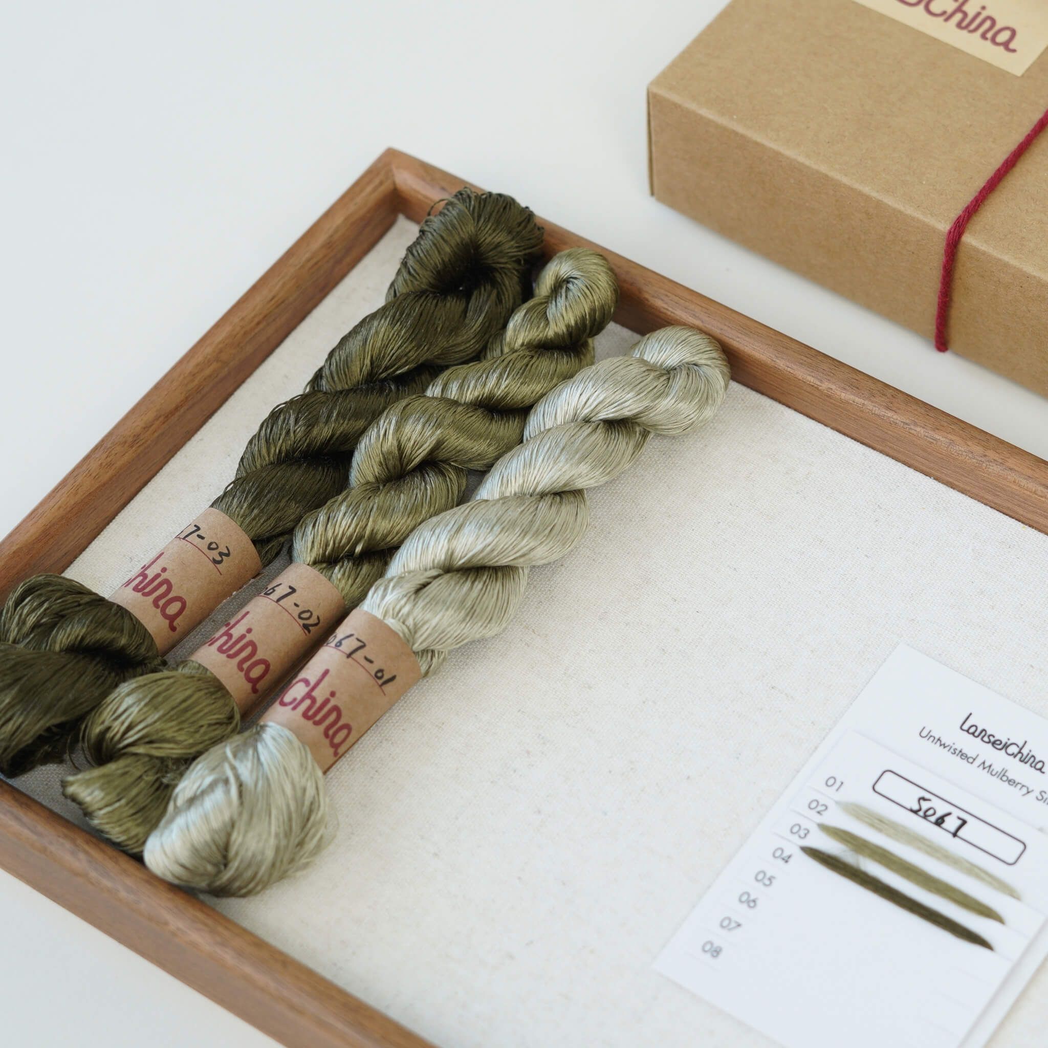 Untwisted Mulberry Silk For Ronghua | Colour #5067