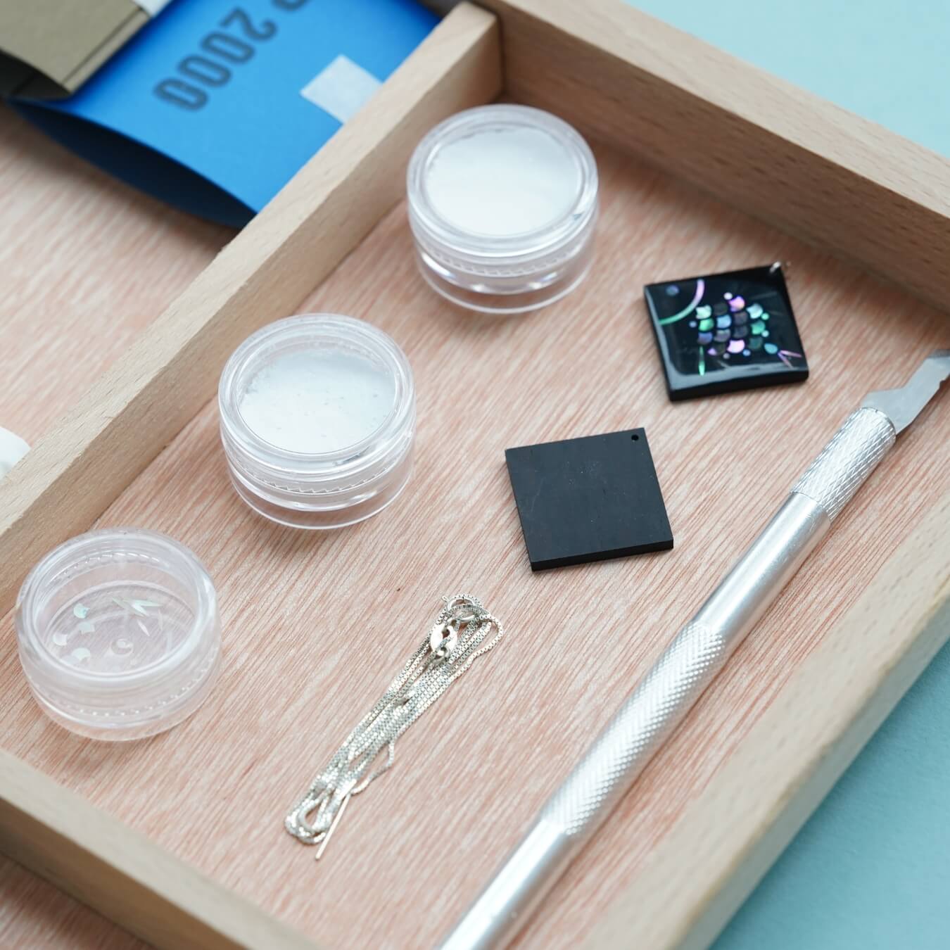 Daqi Lacquered Necklace DIY Kit | Fish