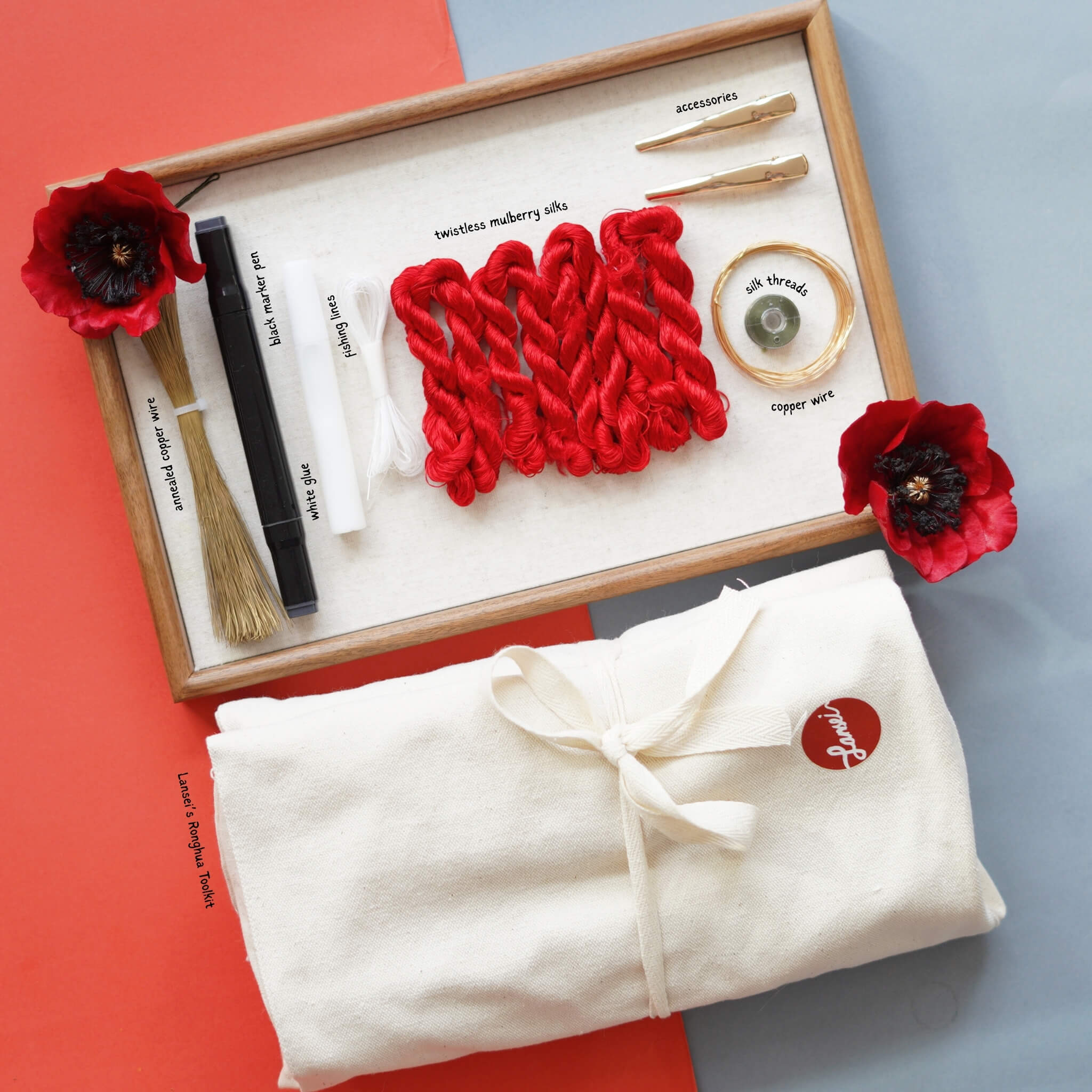 Ronghua DIY Kit | August Poppies