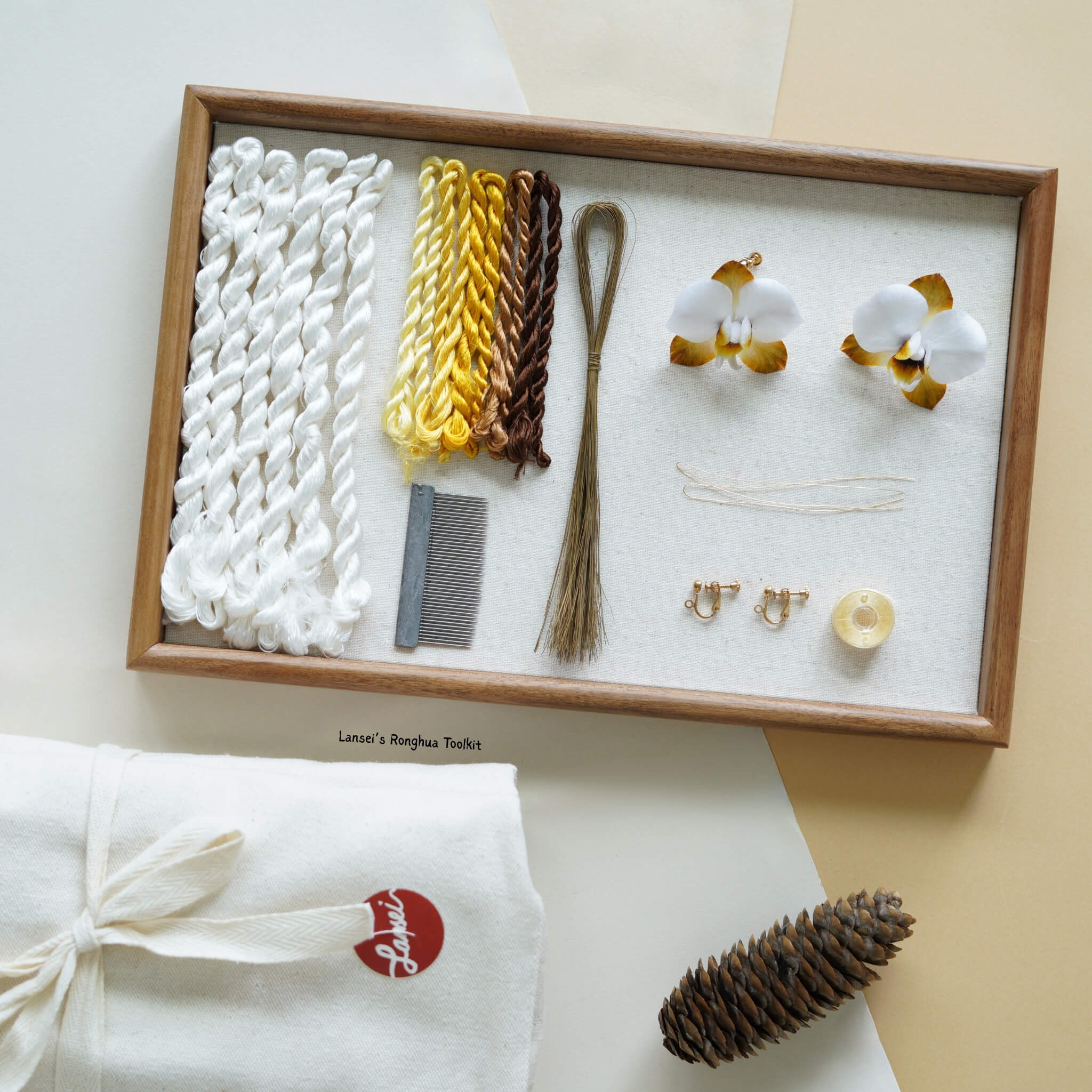Ronghua DIY Kit | Autumn Dew Butterfly Orchid