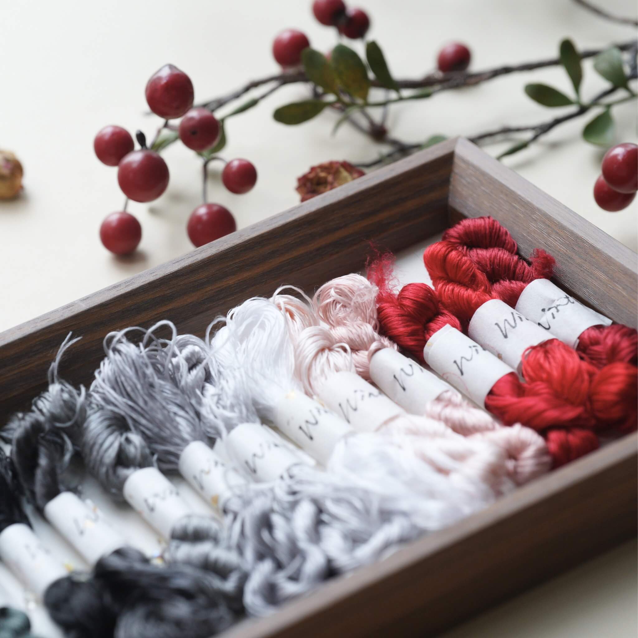 Twistless Mulberry Silk Threads | Winter