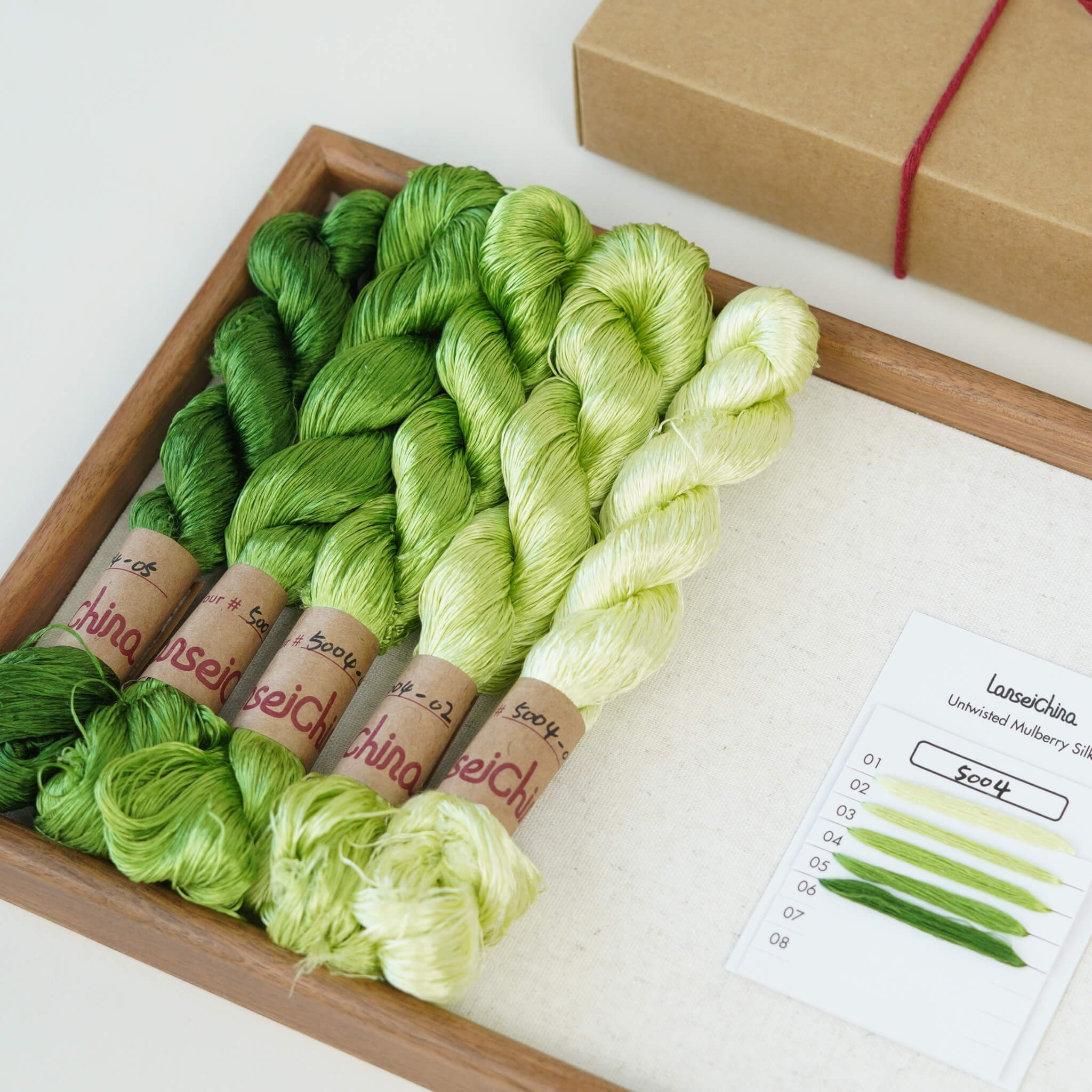 Untwisted Mulberry Silk For Ronghua | Colour #5004