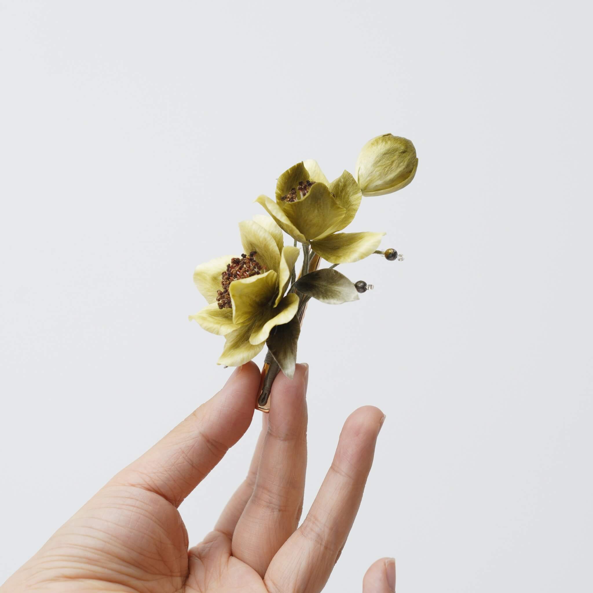 Handmade Ronghua Hairclip | Puer Tea Blossom