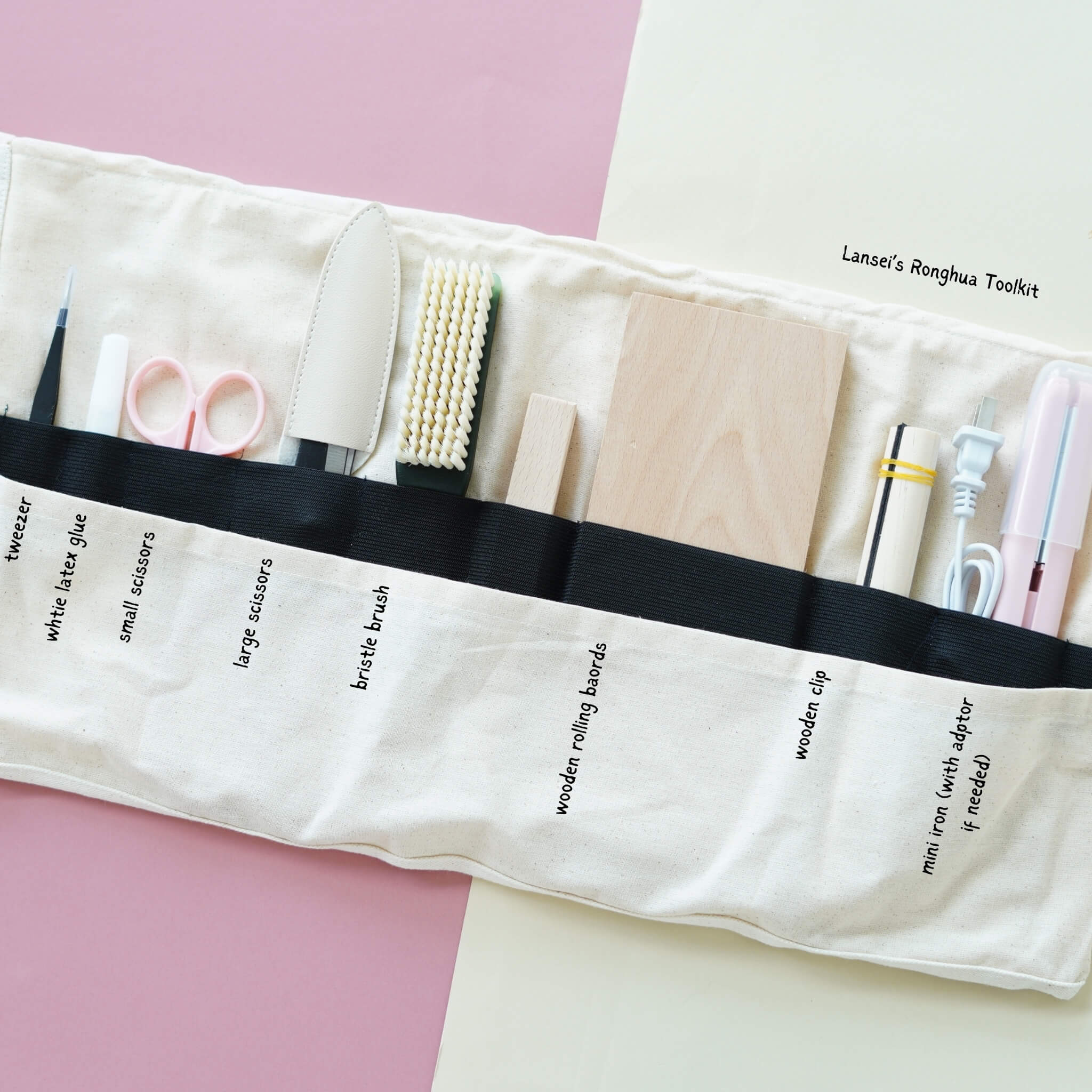 Ronghua DIY Kit | White Gardenia Earrings