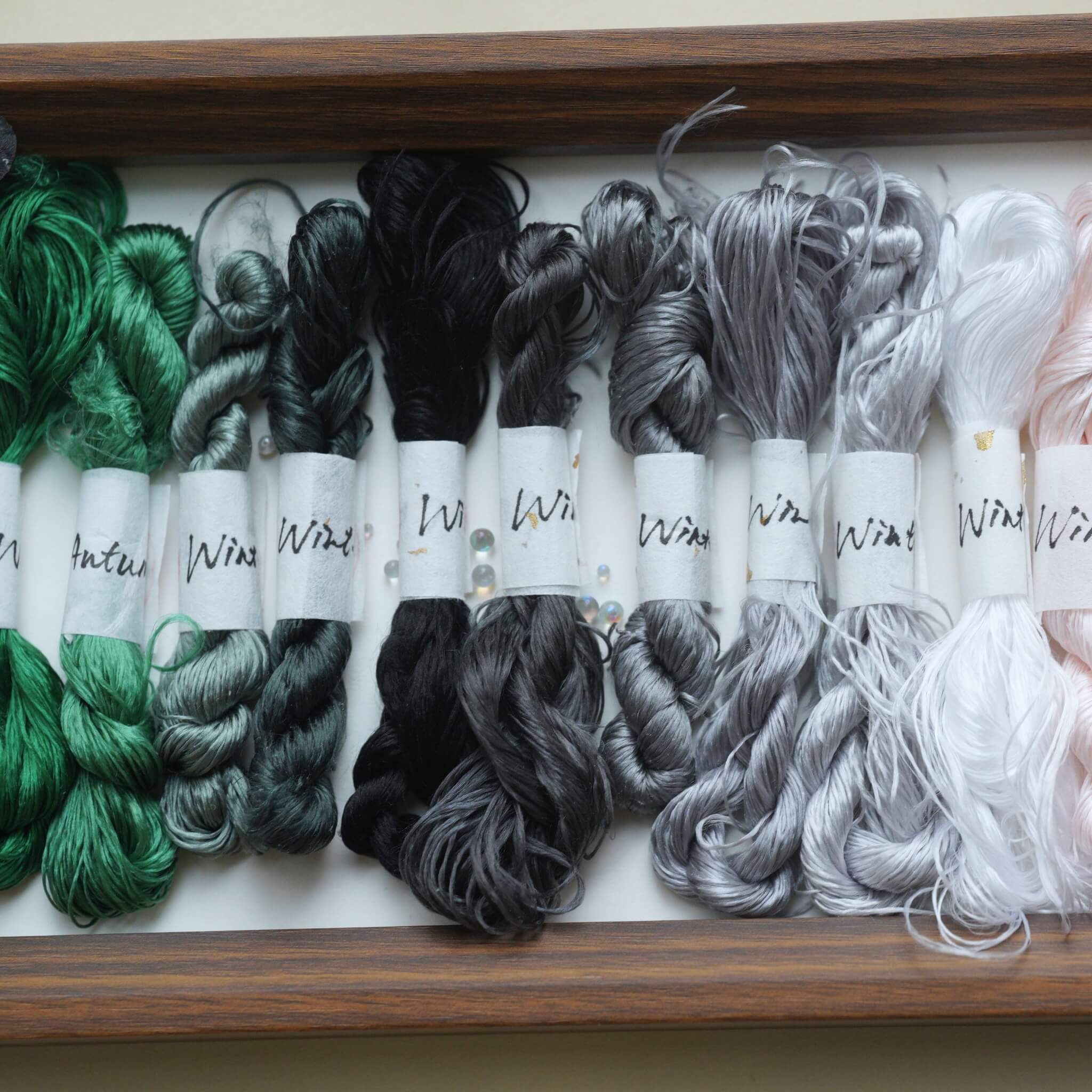 Drehfreie Maulbeerseidenfäden | Winter