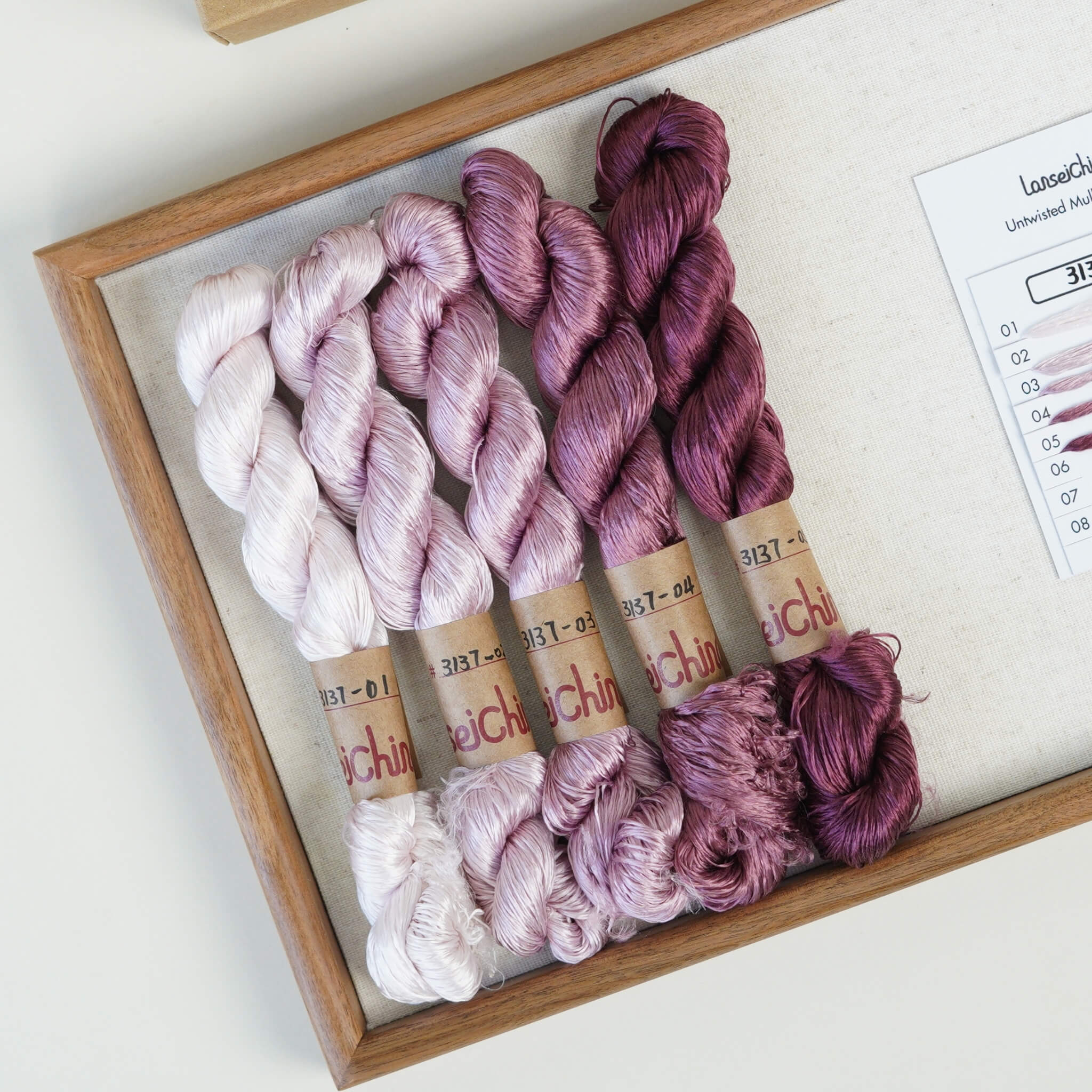 Untwisted Mulberry Silk For Ronghua | Colour #3137