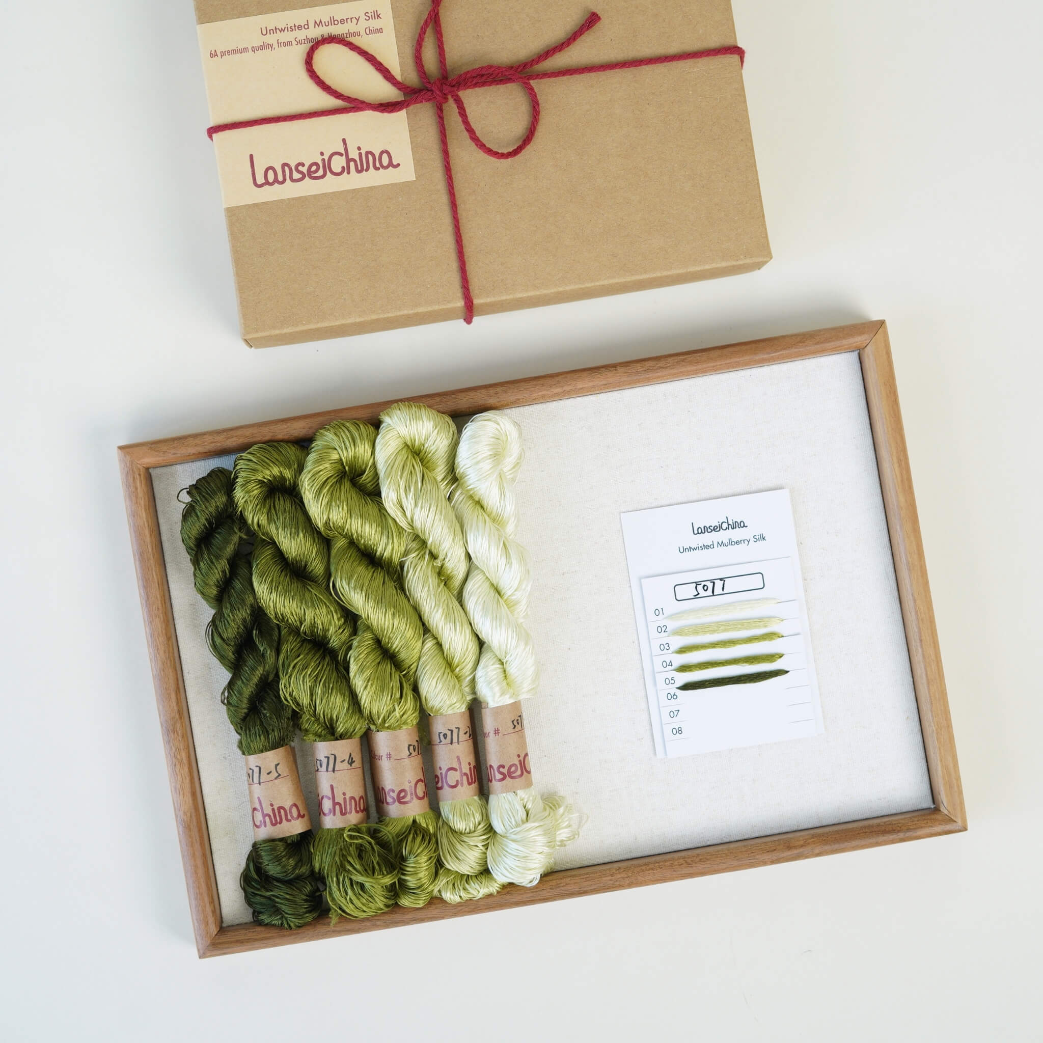 Untwisted Mulberry Silk For Ronghua | Colour #5077