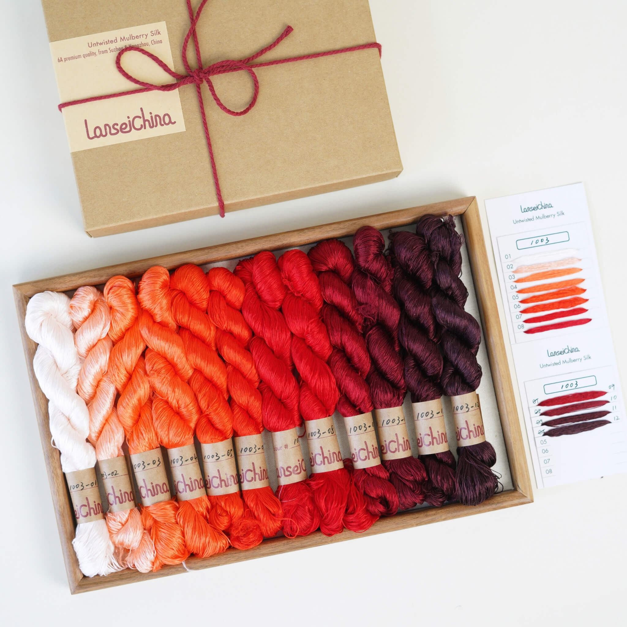 Untwisted Mulberry Silk For Ronghua | Colour #1003